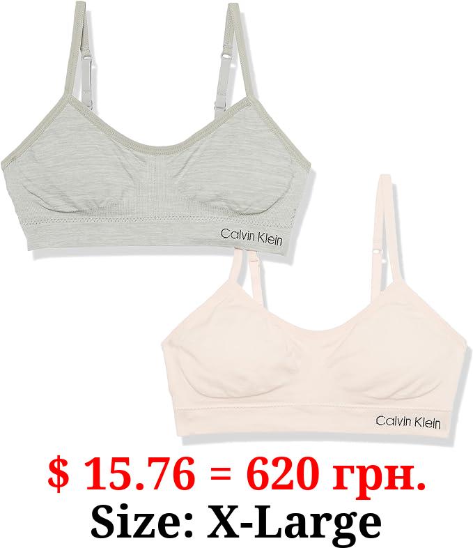Calvin Klein Girls' Seamless Crop Bralette