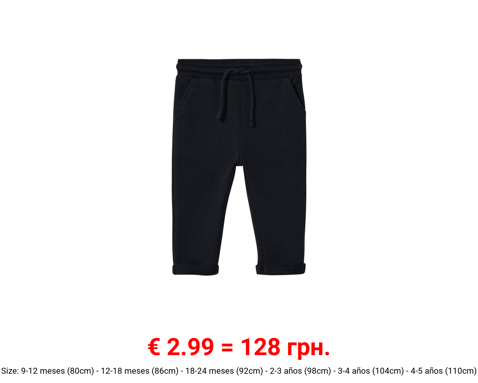 Pantalón jogger algodón