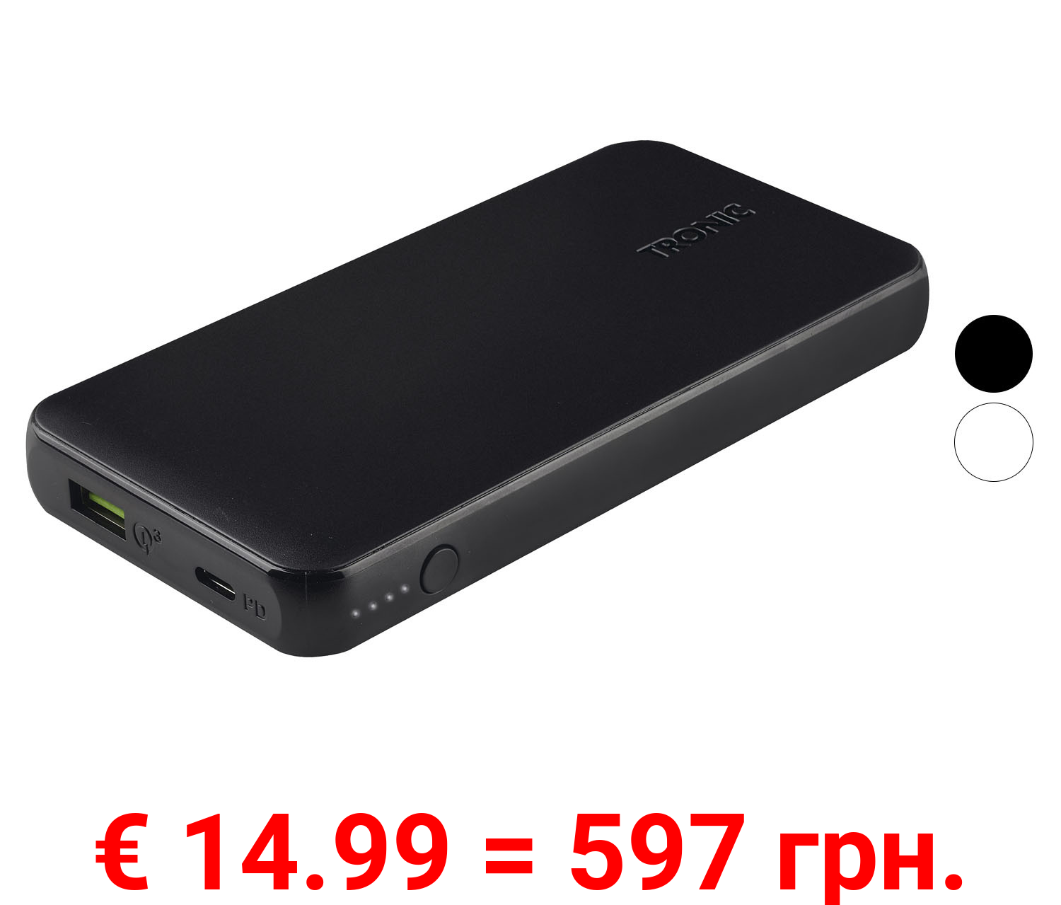 TRONIC® Powerbank »TPB10000A2«, 10000 mAh, mit Power Delivery