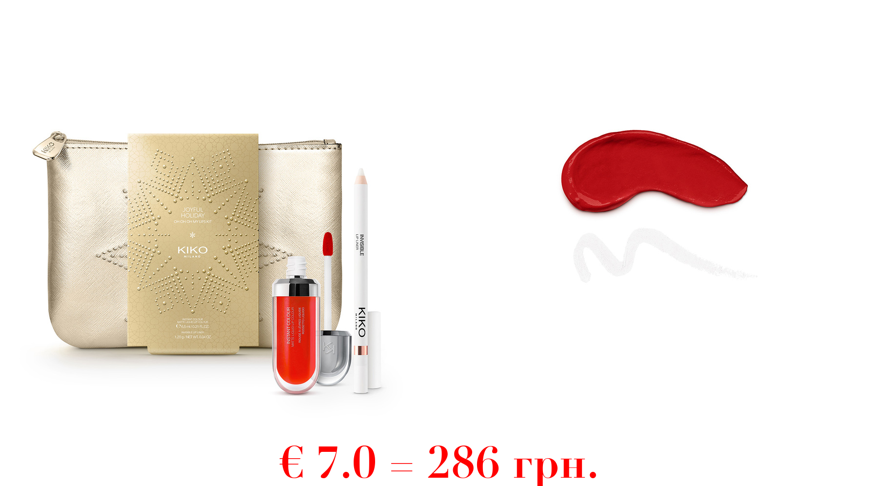 joyful holiday oh oh oh my lips kit