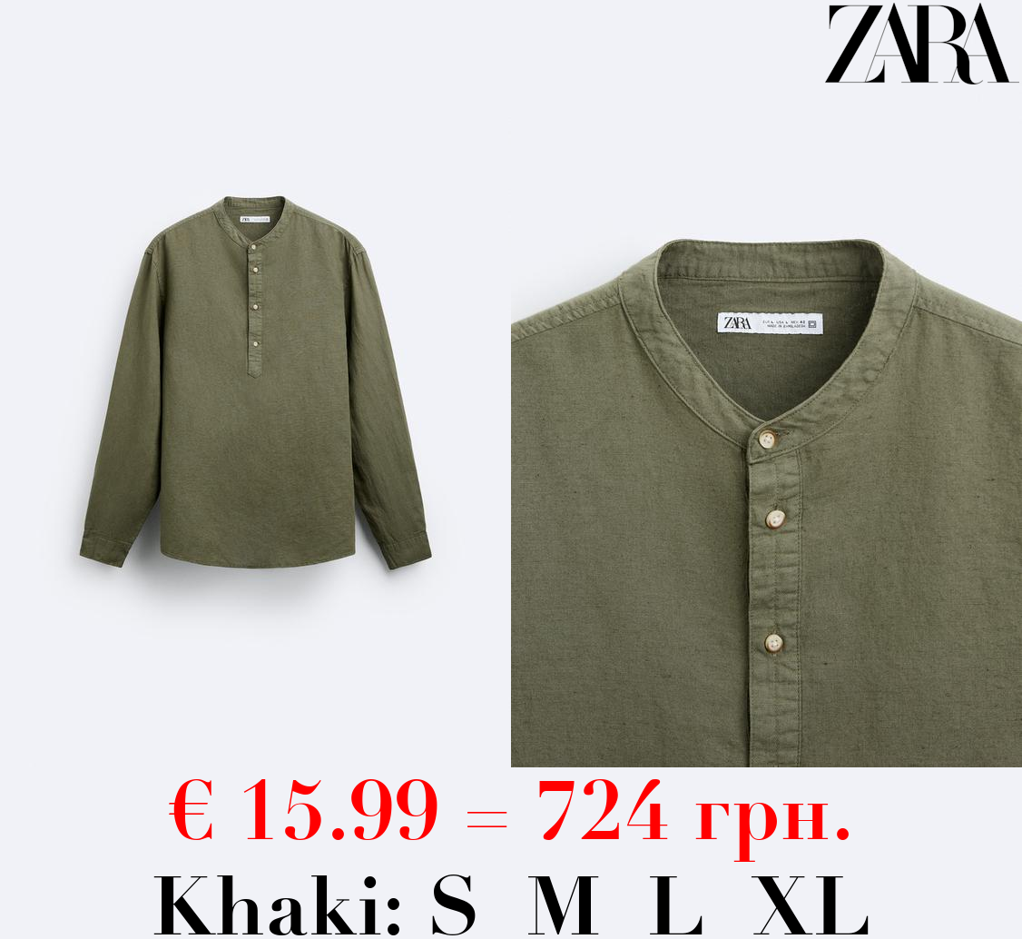 COTTON - LINEN SHIRT