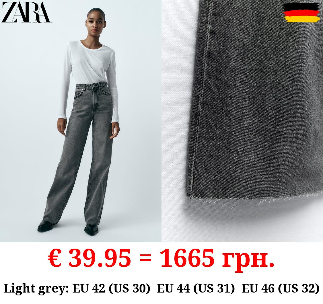 TRF HIGH-RISE WIDE-LEG JEANS