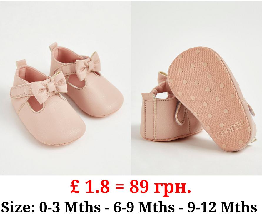 Pink Bow Mary Jane Shoes