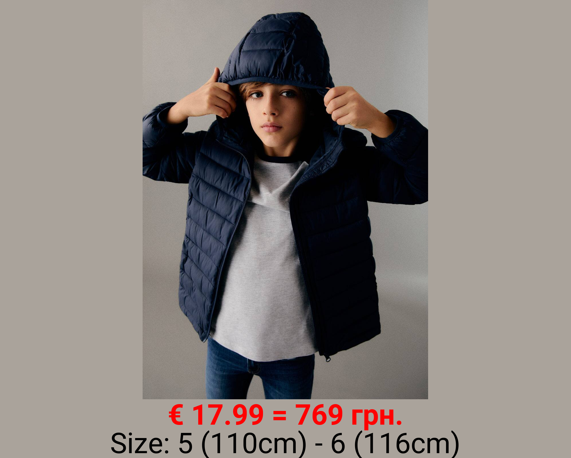 Anorak acolchado cremallera