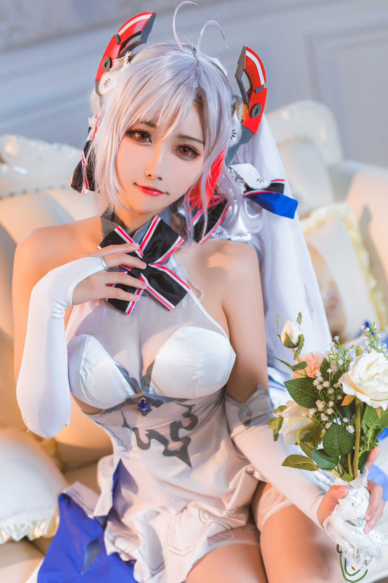 [Momoko葵葵] Prinz Eugen 欧根亲王 花嫁 Bride Ver. 15