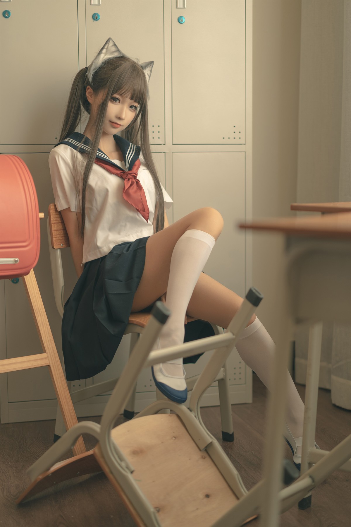 蠢沫沫 Cosplay 放学后 5