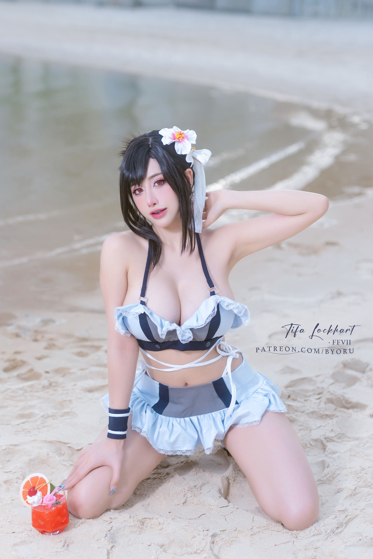 Cosplay 日本性感萝莉Byoru Tifa FF7r Bikini 19