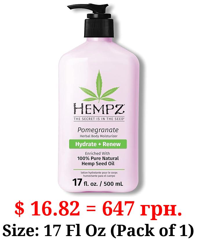 HEMPZ Body Lotion - Pomegranate - Bright Citrus - Daily Moisturizing Cream - 17oz