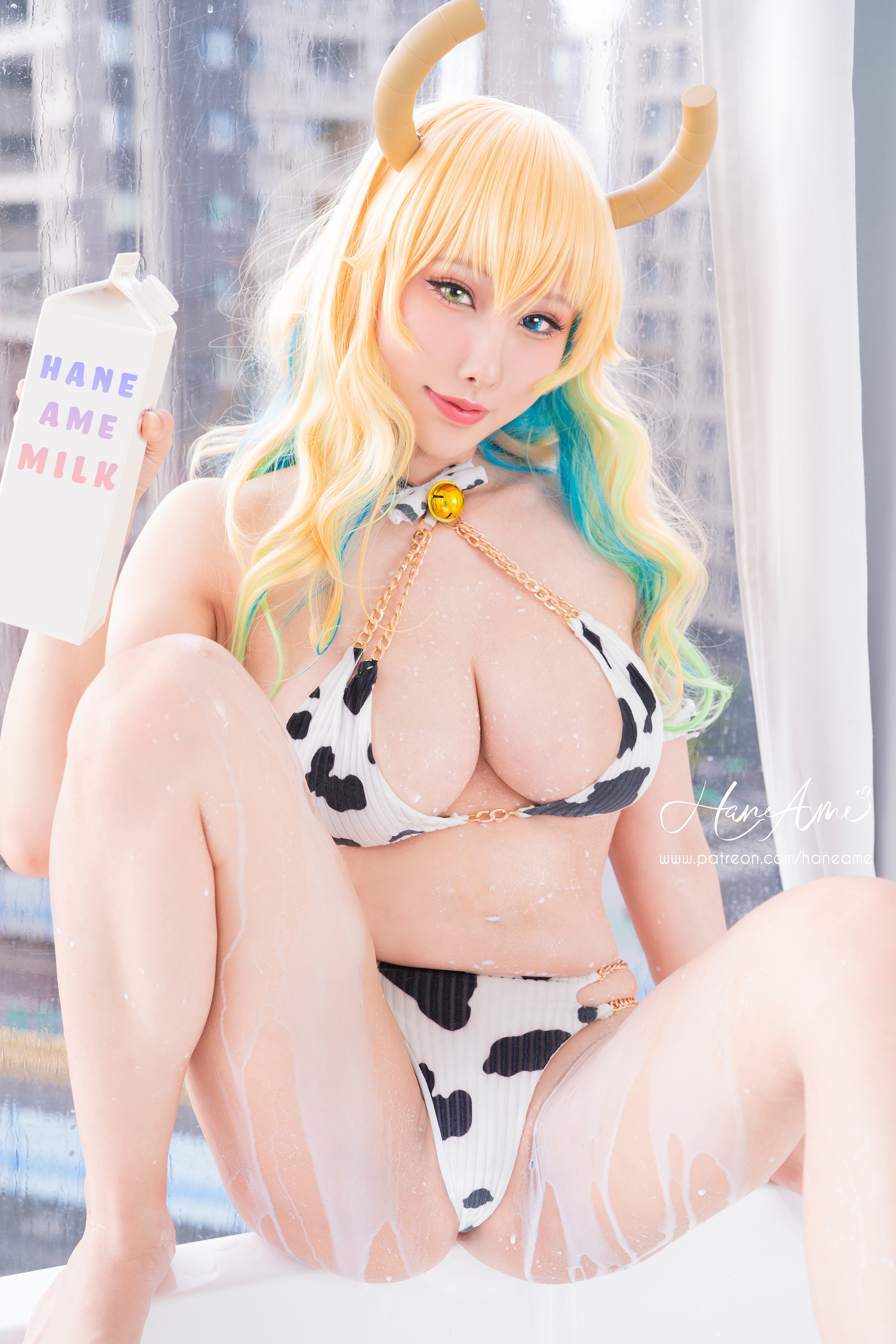 雨波_HaneAme - NO.140 Kobayashi Lucoa MILK 露科亞牛奶 [33P-89MB] 3