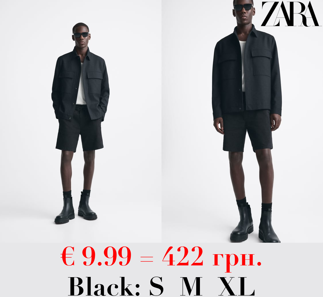 JOGGING BERMUDA SHORTS WITH ELASTIC WAISTBAND