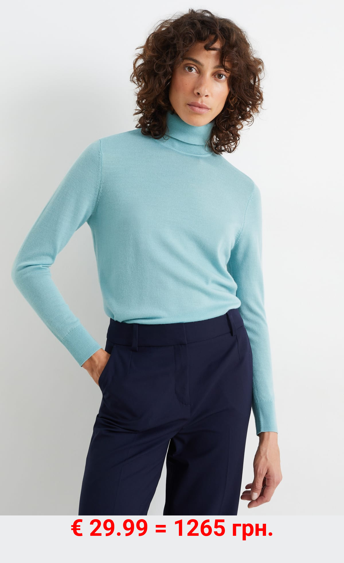 Basic-Merino-Rollkragenpullover