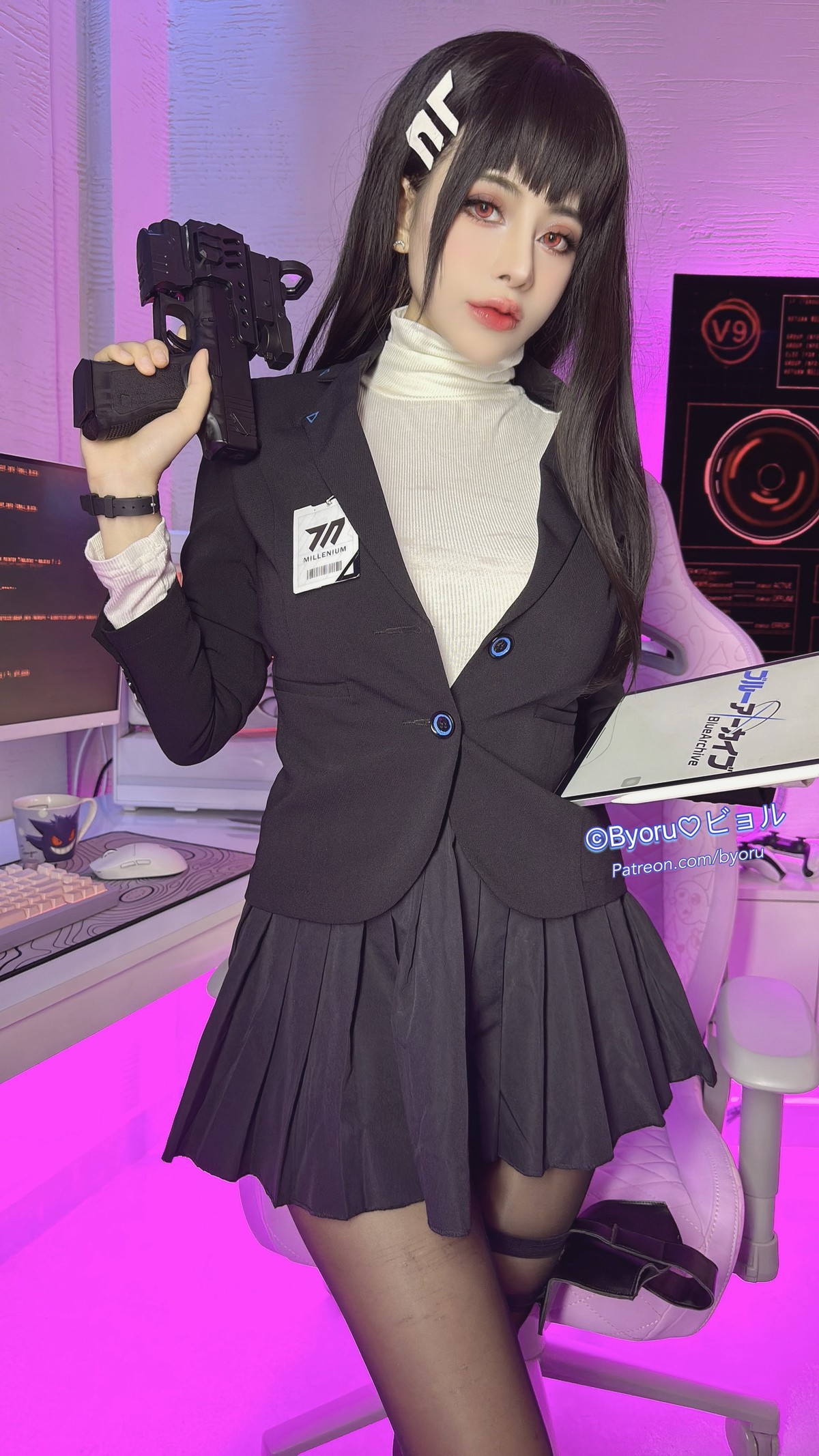 Cosplay 日本性感萝莉Byoru 調月リオ Tsukatsuki Rio 50