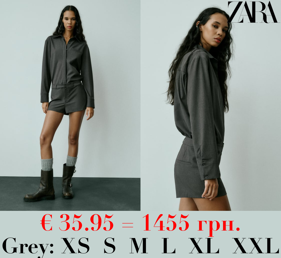 SHIRT-STYLE JUMPSUIT