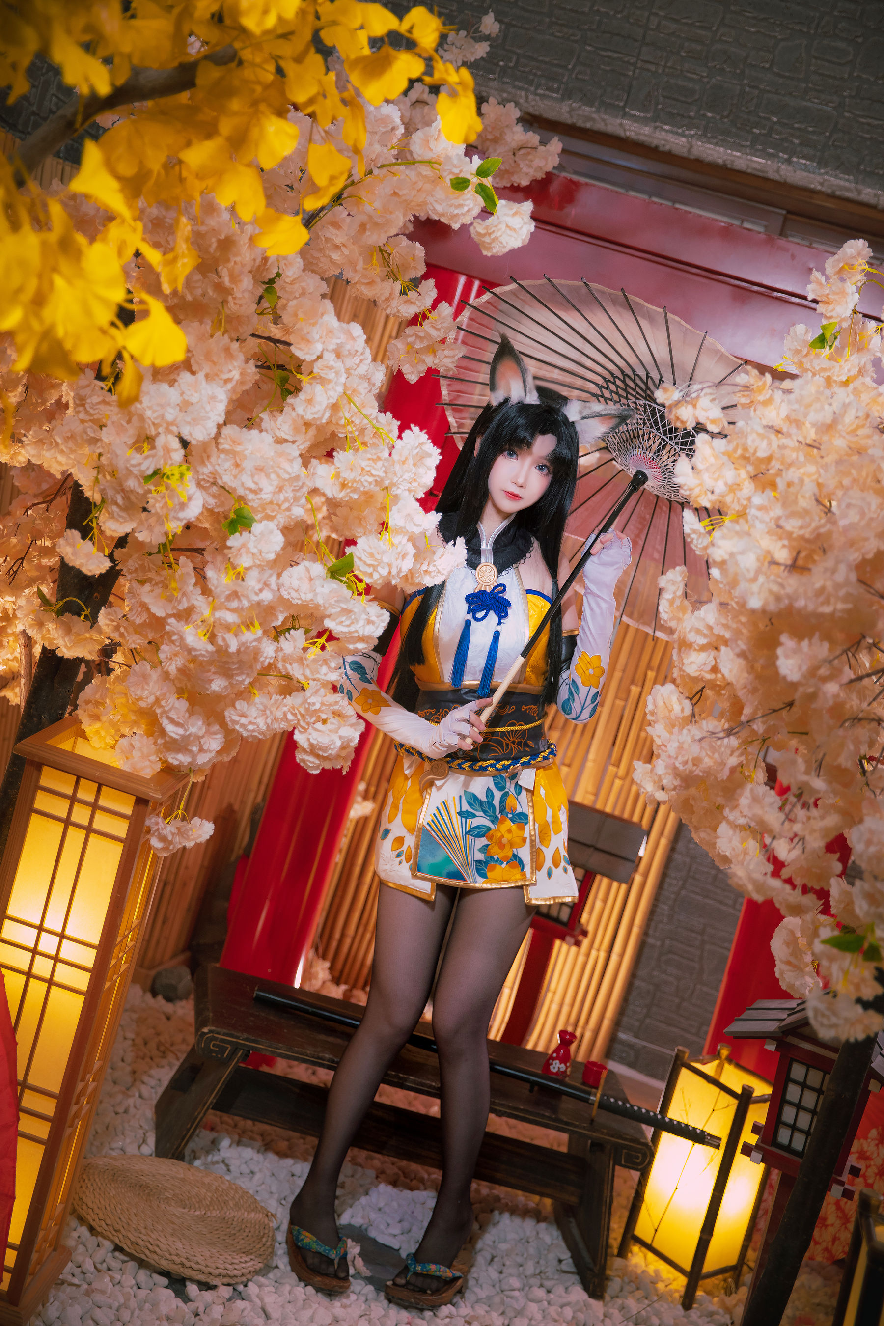 [福利COS]_动漫博主雪晴Astra_-_永劫无间_黑丝胡桃-写真图集共24P 6
