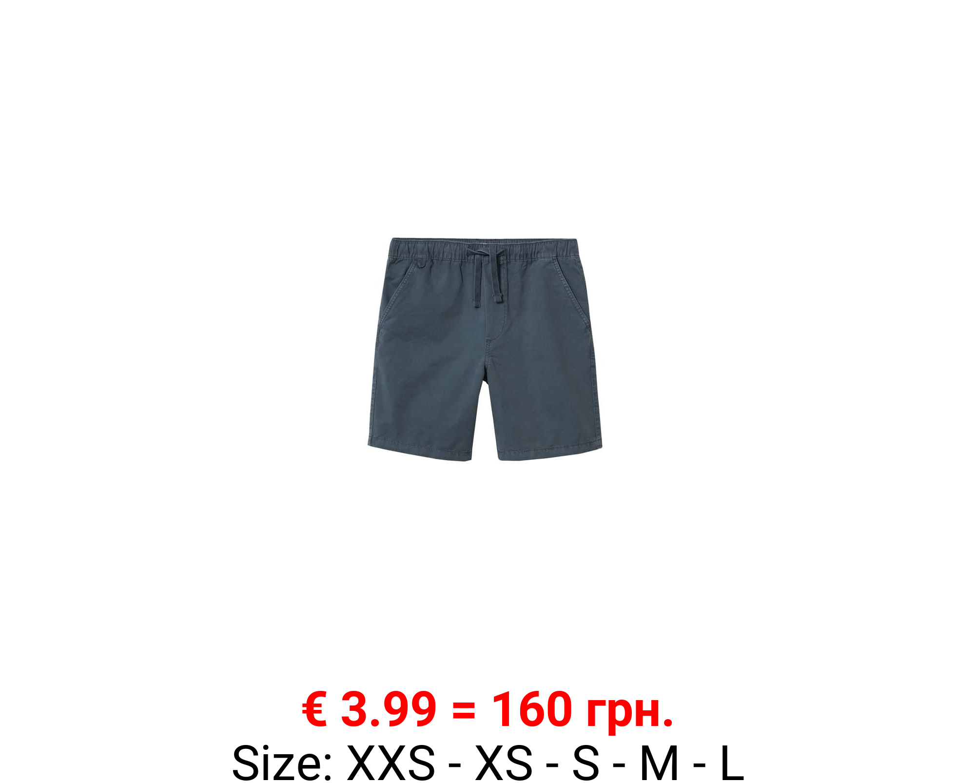 Bermudas algodón cintura elástica