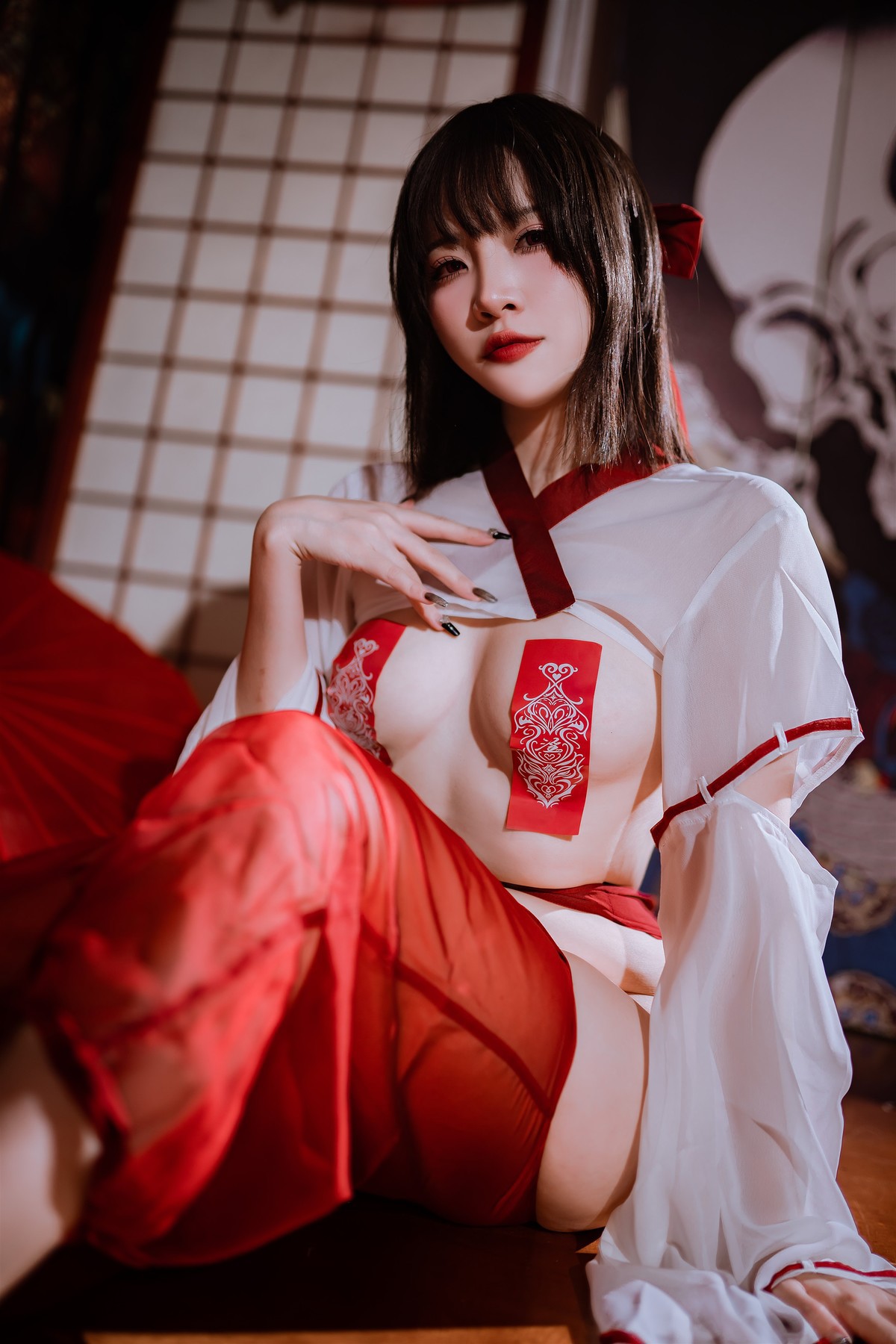 Cosplay 二佐Nisa 私房巫女 15