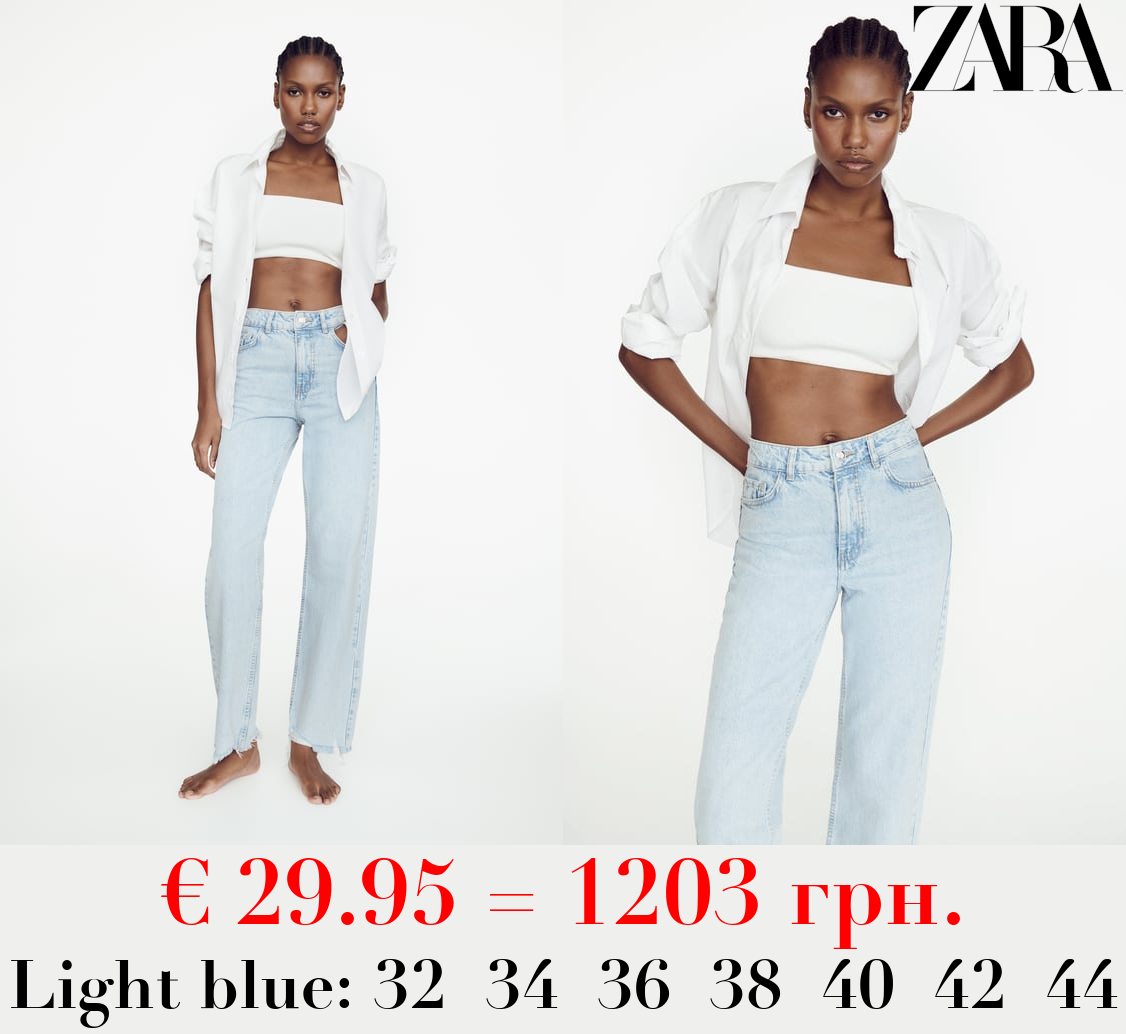 Z1975 STRAIGHT-FIT HIGH-WAIST FULL LENGTH JEANS