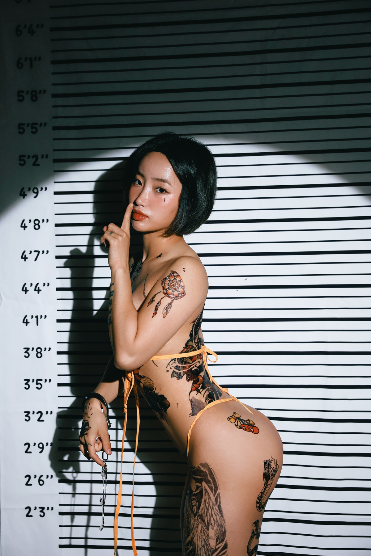 Booty Queen 엉덩퀸, Pinkpie Sexy Mugshot Set.01 34
