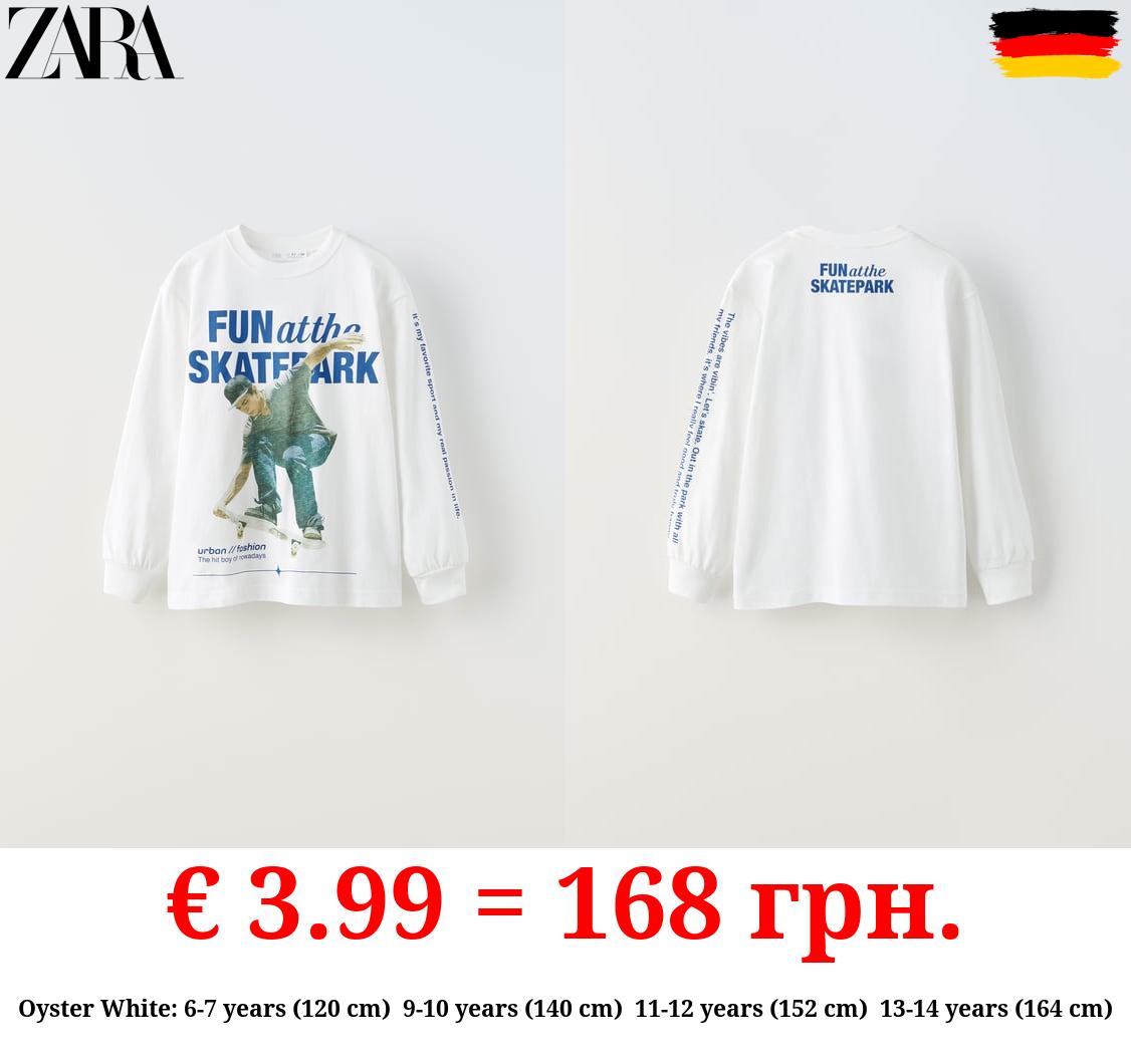 SKATER PRINT T-SHIRT