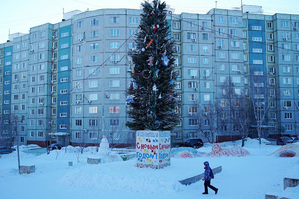 В Хабаровске выбрали победителя «Лучший зимний двор, лучший новогодний фасад»