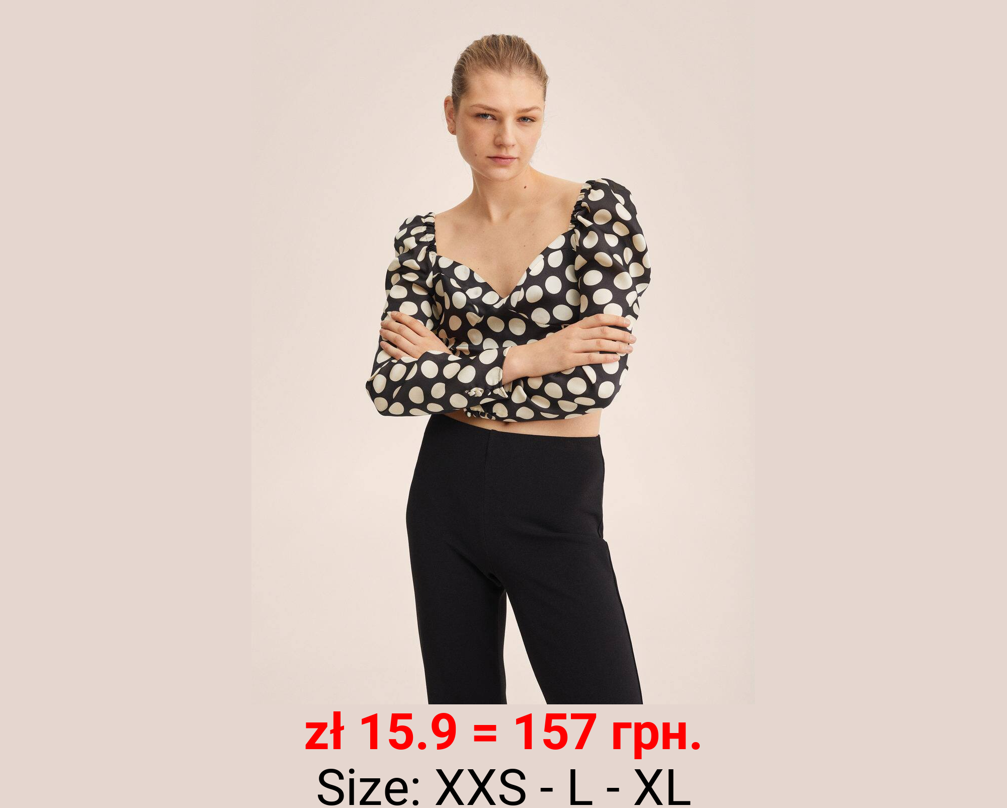 Blusa estampado lunares