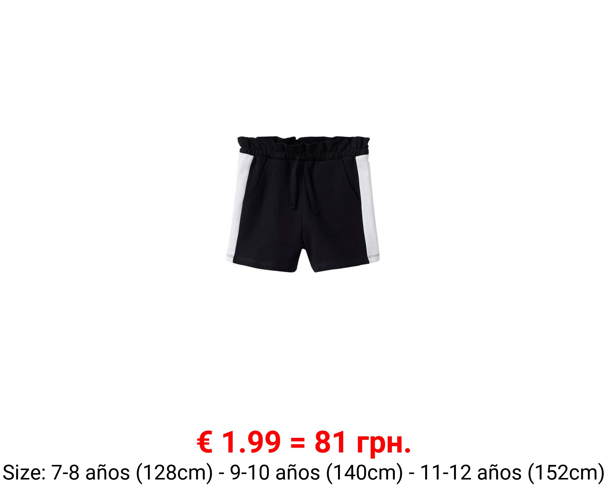 Short algodón cintura elástica