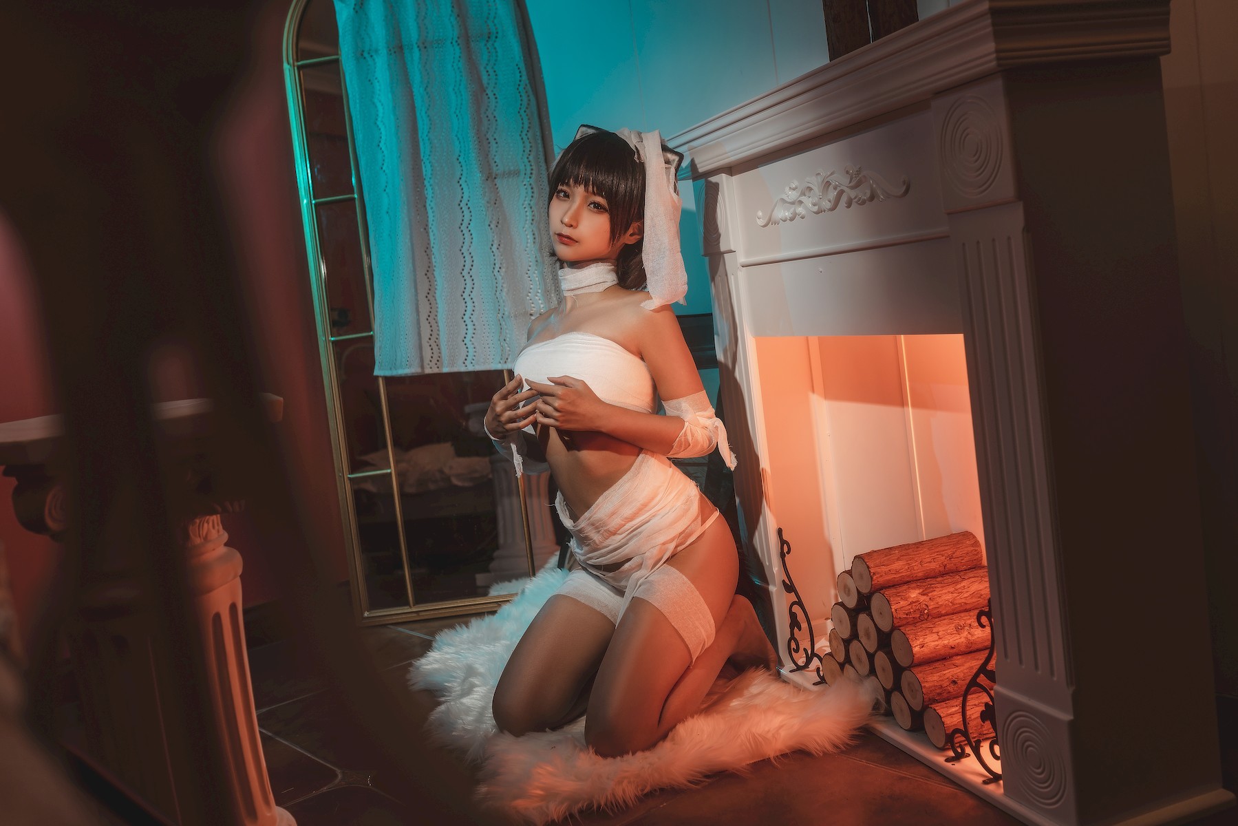 蠢沫沫 Cosplay 绷带猫 18