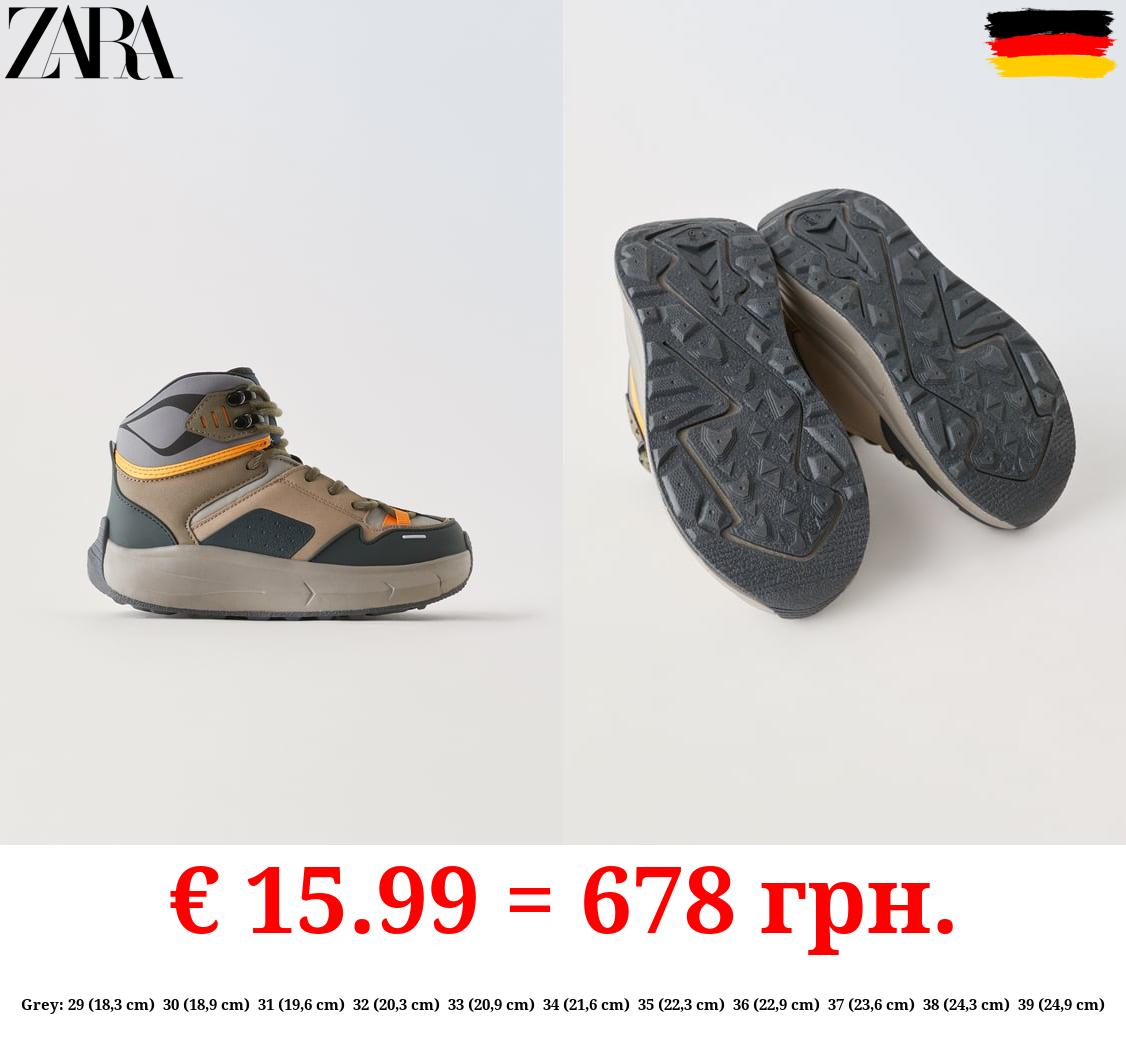 MULTI-PIECE HIGH TOP SNEAKERS