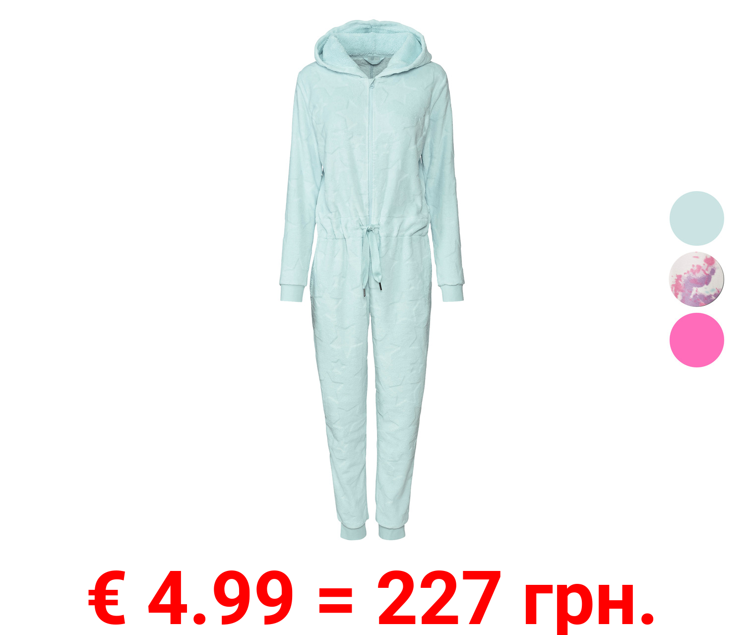 esmara® Damen Jumpsuit aus weicher, wärmender Plüsch-Qualität