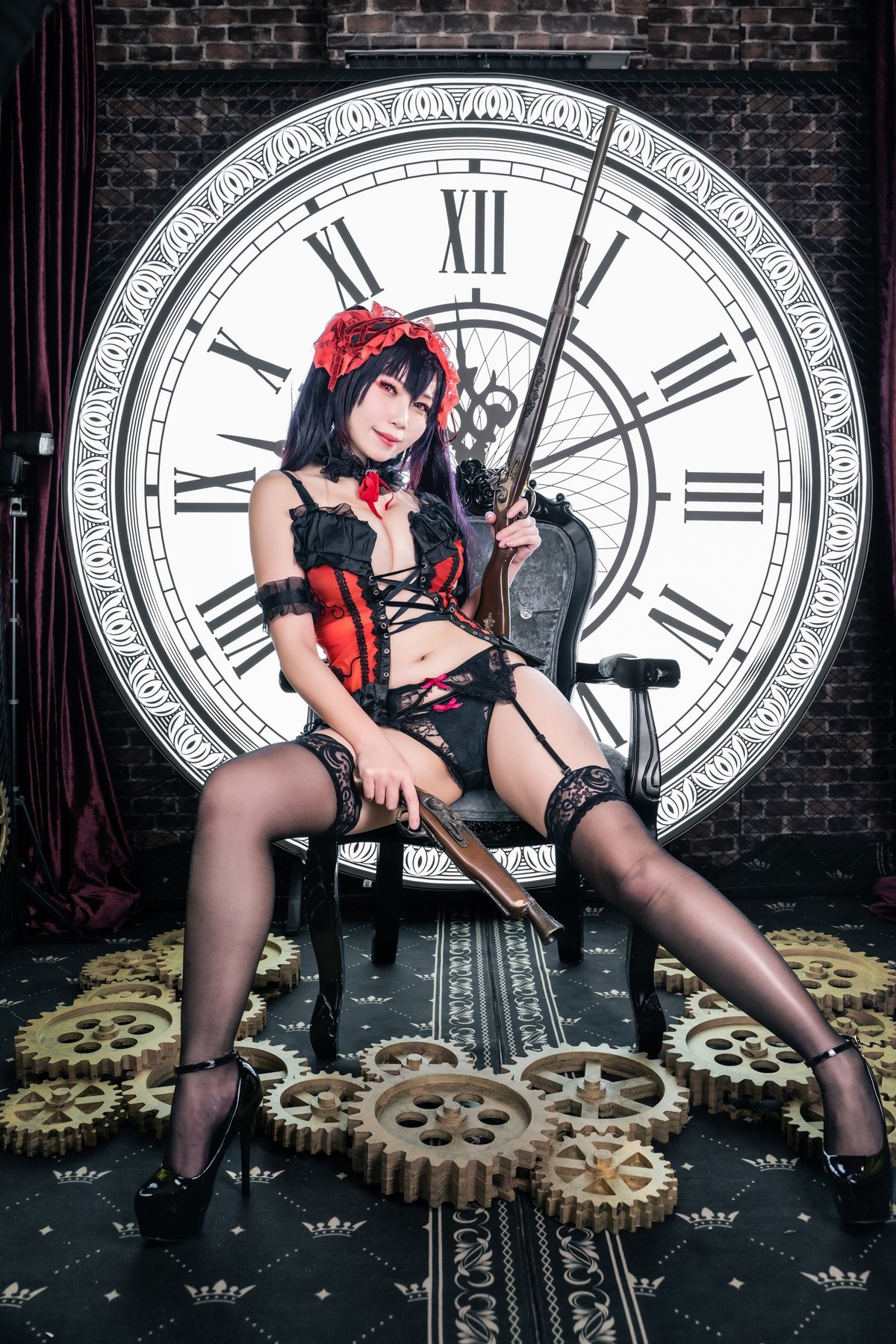 Cosplay 小琪Aki 时崎狂三 Kurumi Tokisaki 18