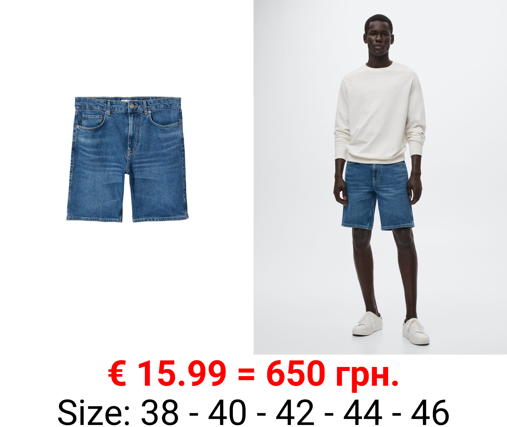 bermudas vaqueras regular-fit