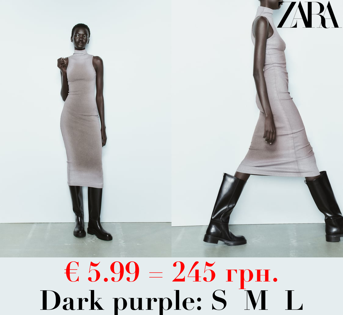 FADED SPRAY-EFFECT DRESS