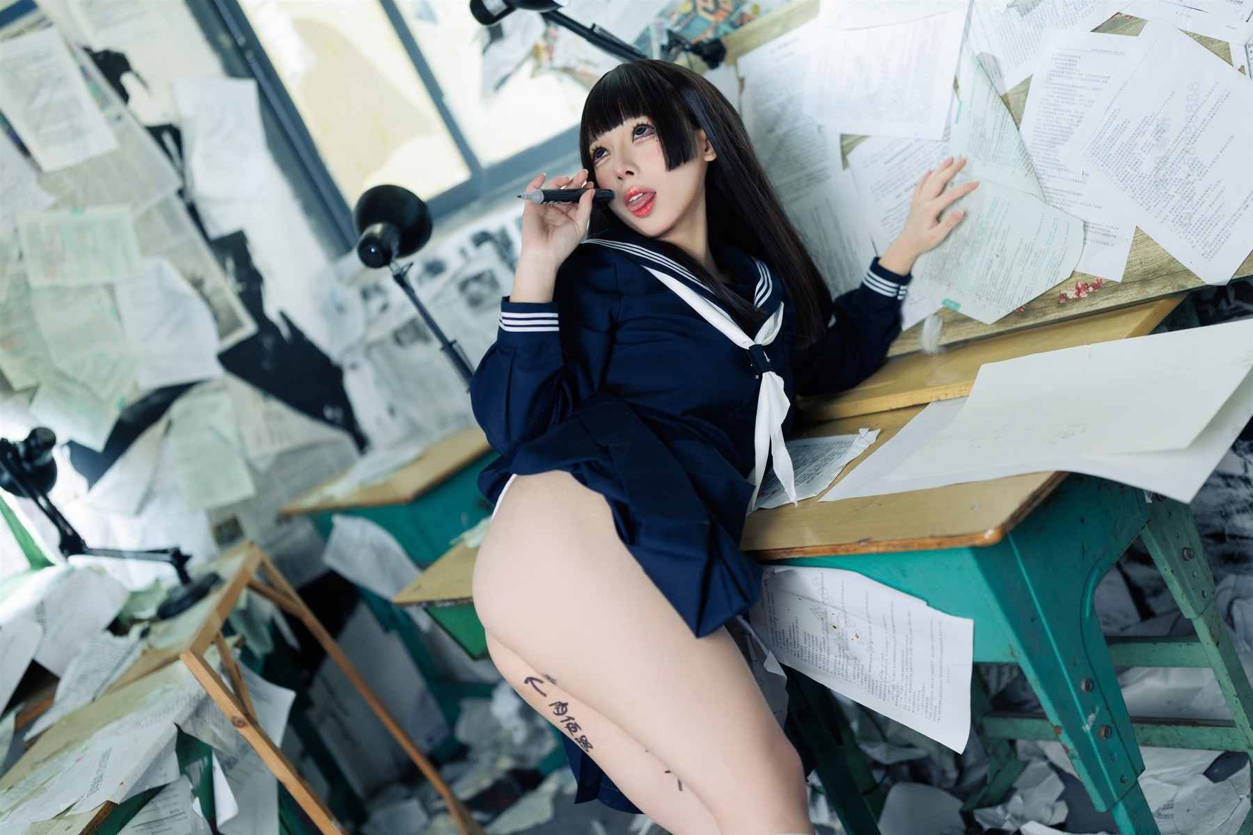 Cosplay 胡桃猫Kurumineko 反差学妹 Set.01 51