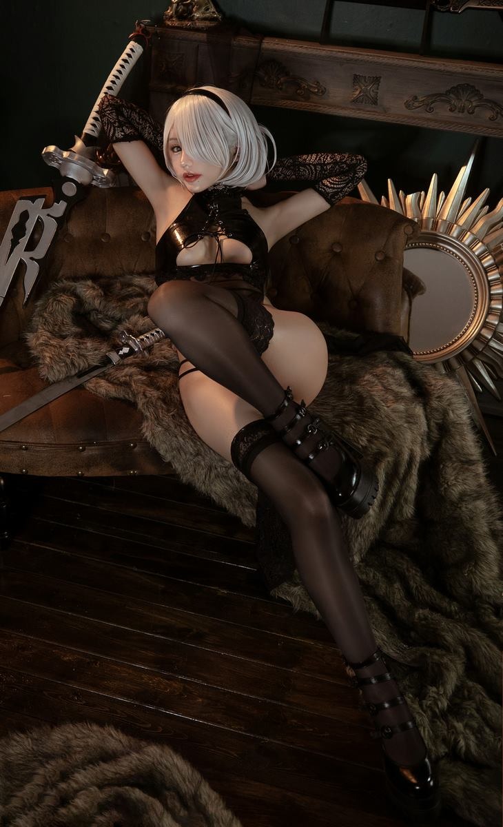 [Cos]一笑 - 2B黑花嫁44P] 25