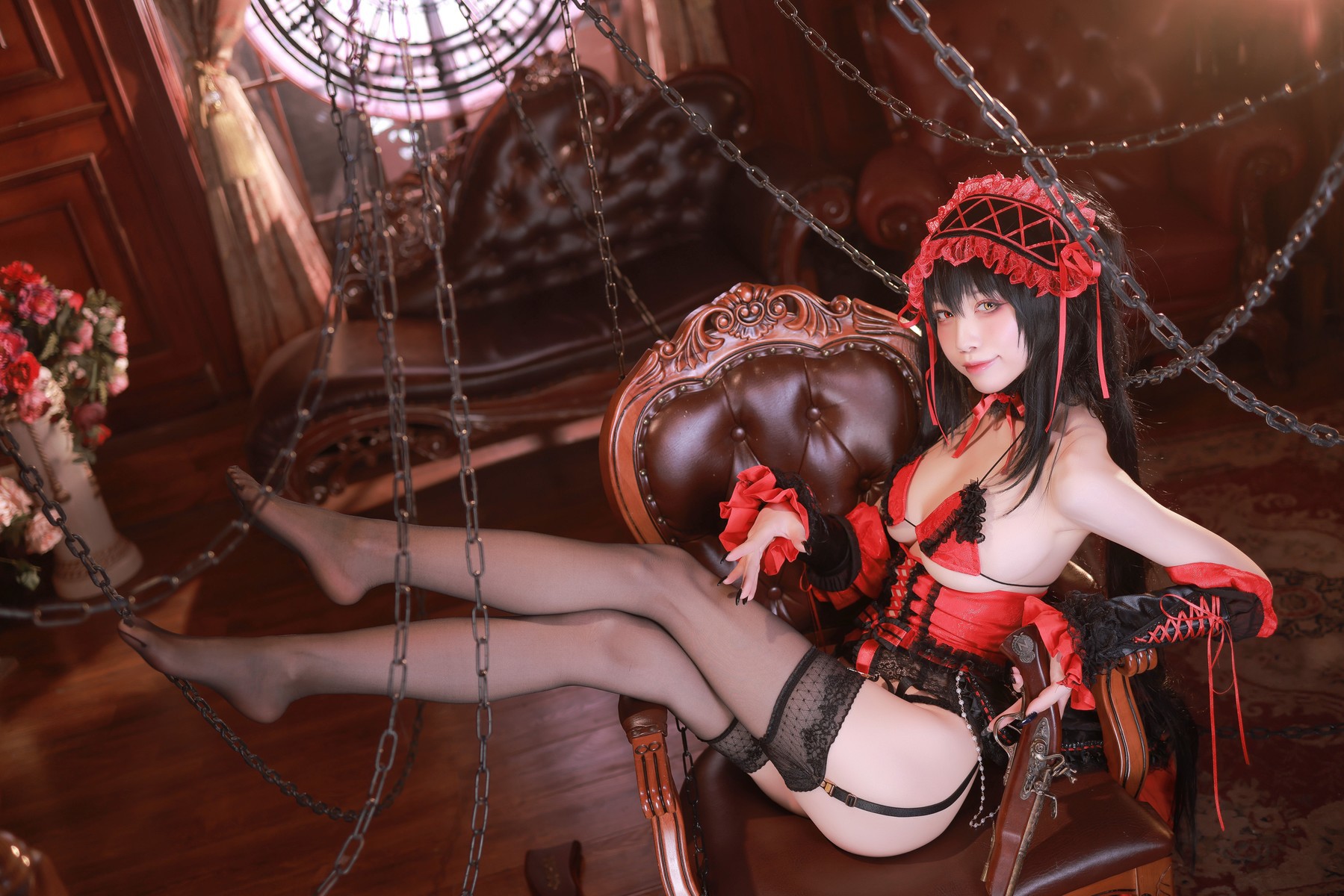 水淼aqua Cosplay 时崎狂三 34