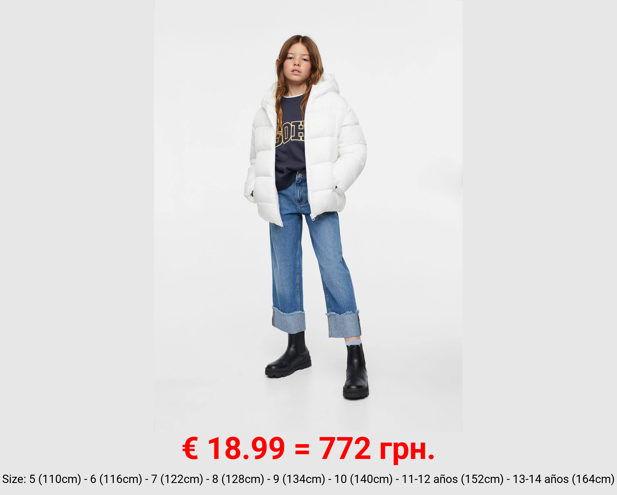 Anorak acolchado capucha