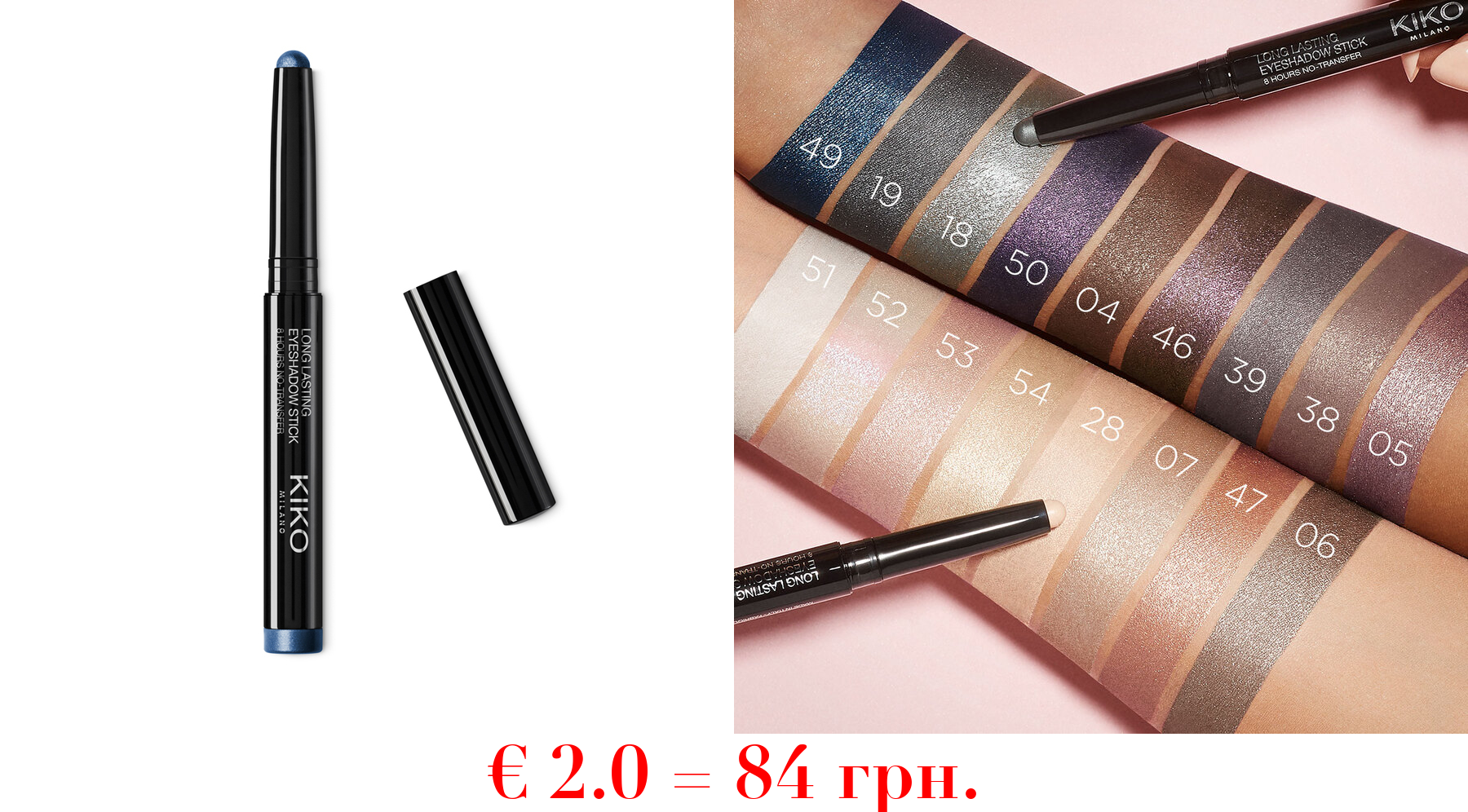 long lasting eyeshadow stickExtrem haltbarer Lidschattenstift