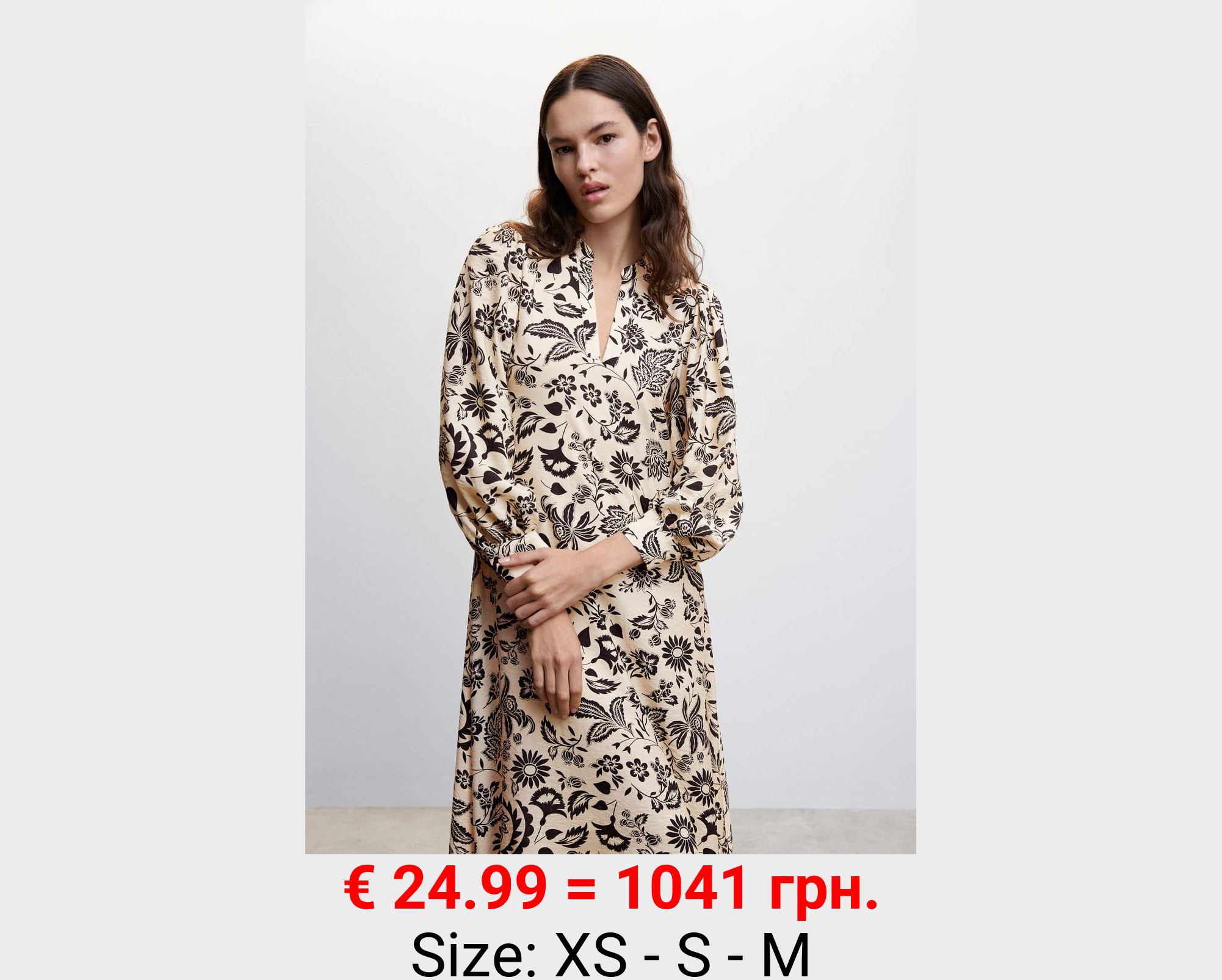 Vestido estampado floral