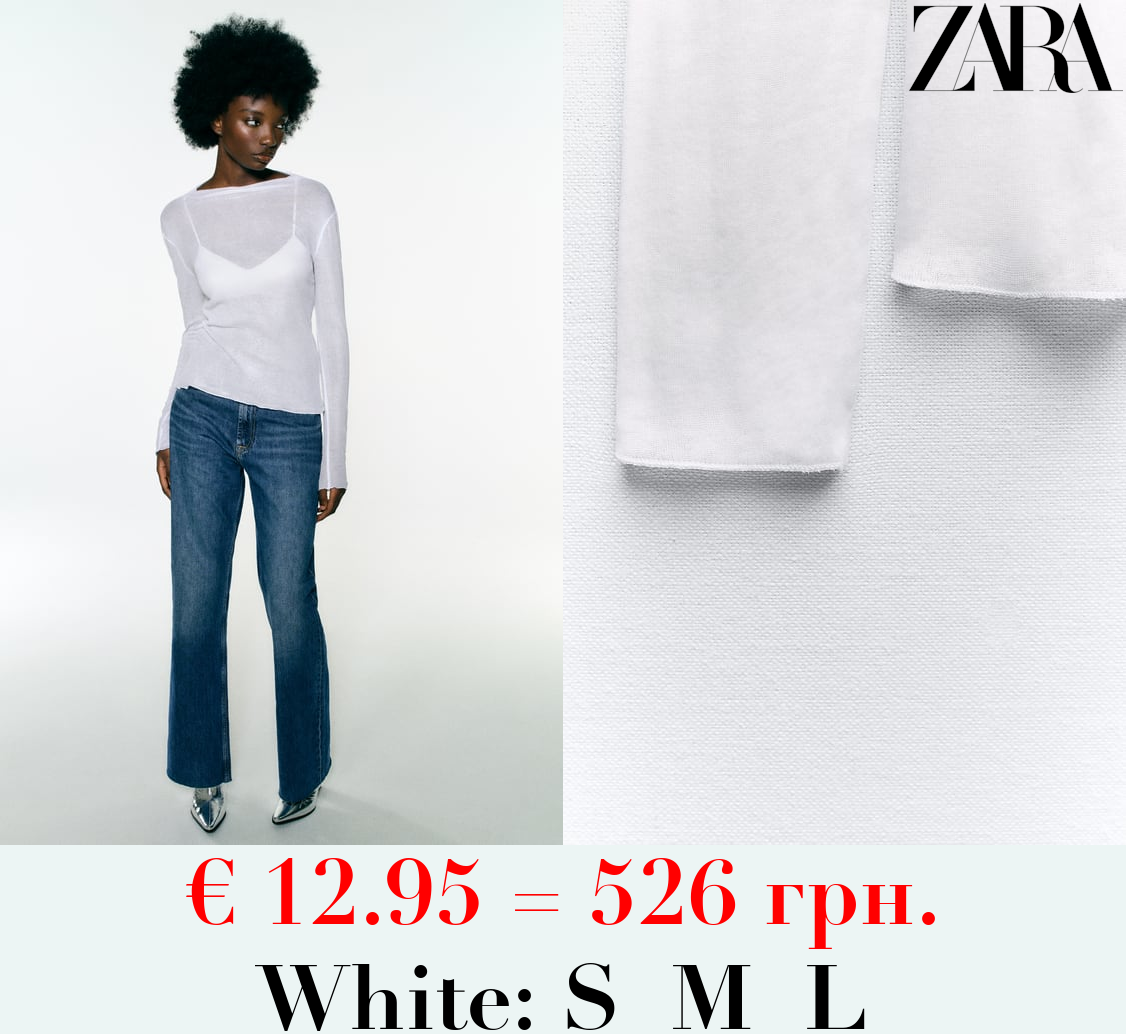 CREPE COTTON T-SHIRT