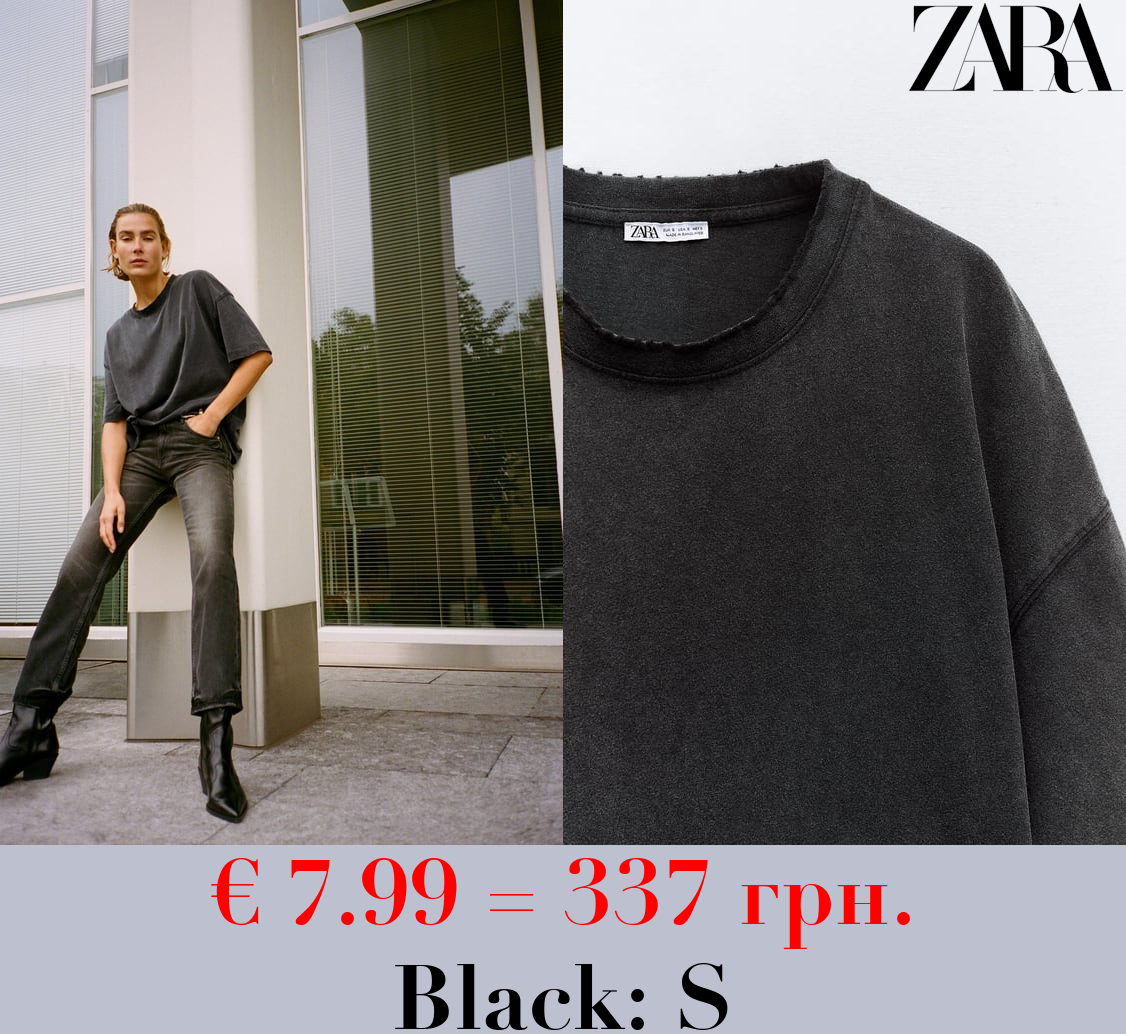 FADED-EFFECT T-SHIRT