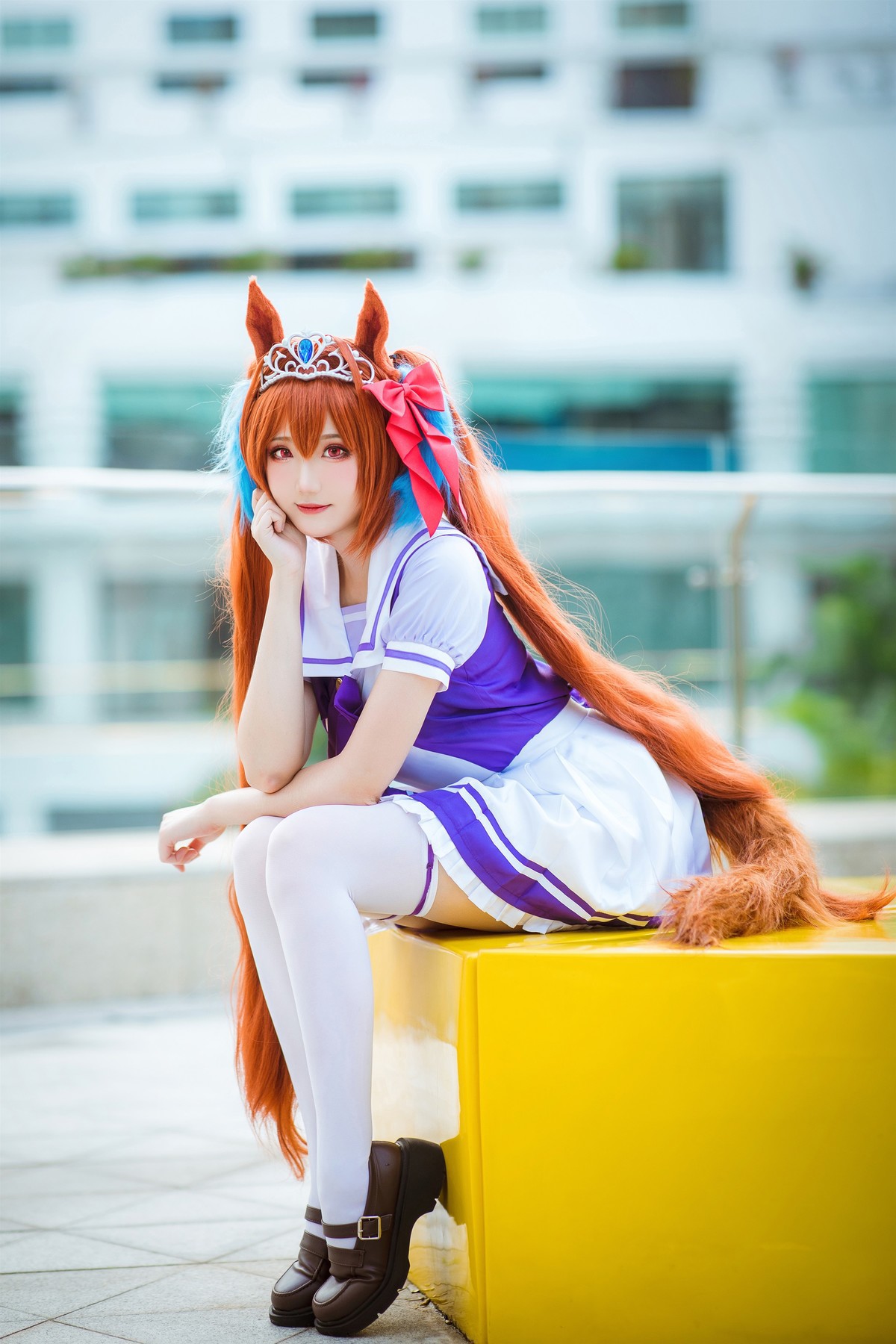 Cosplay 瓜希酱福利 赛马娘 大和赤骥 10