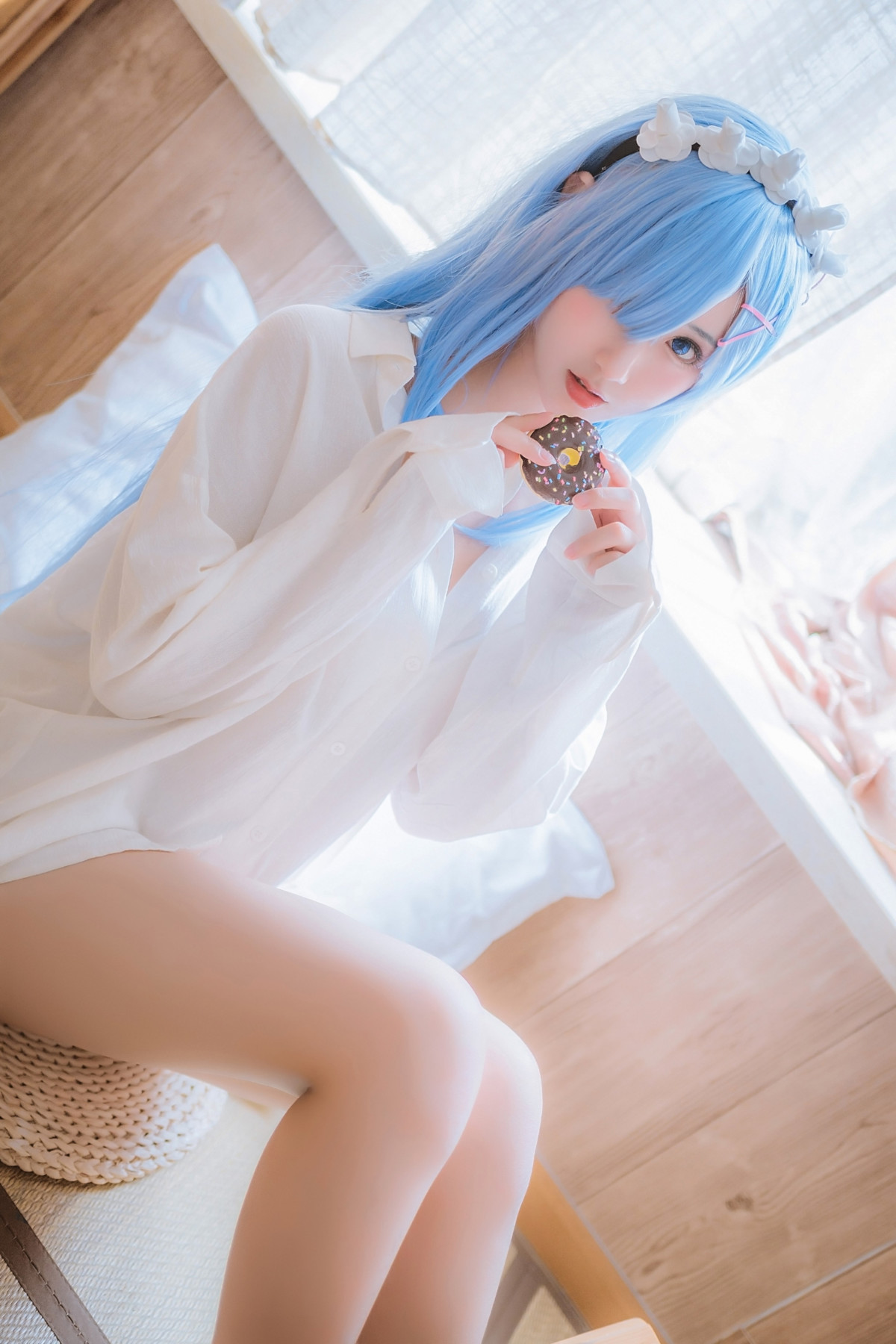 Cosplay 羽生三未图集 蕾姆 13