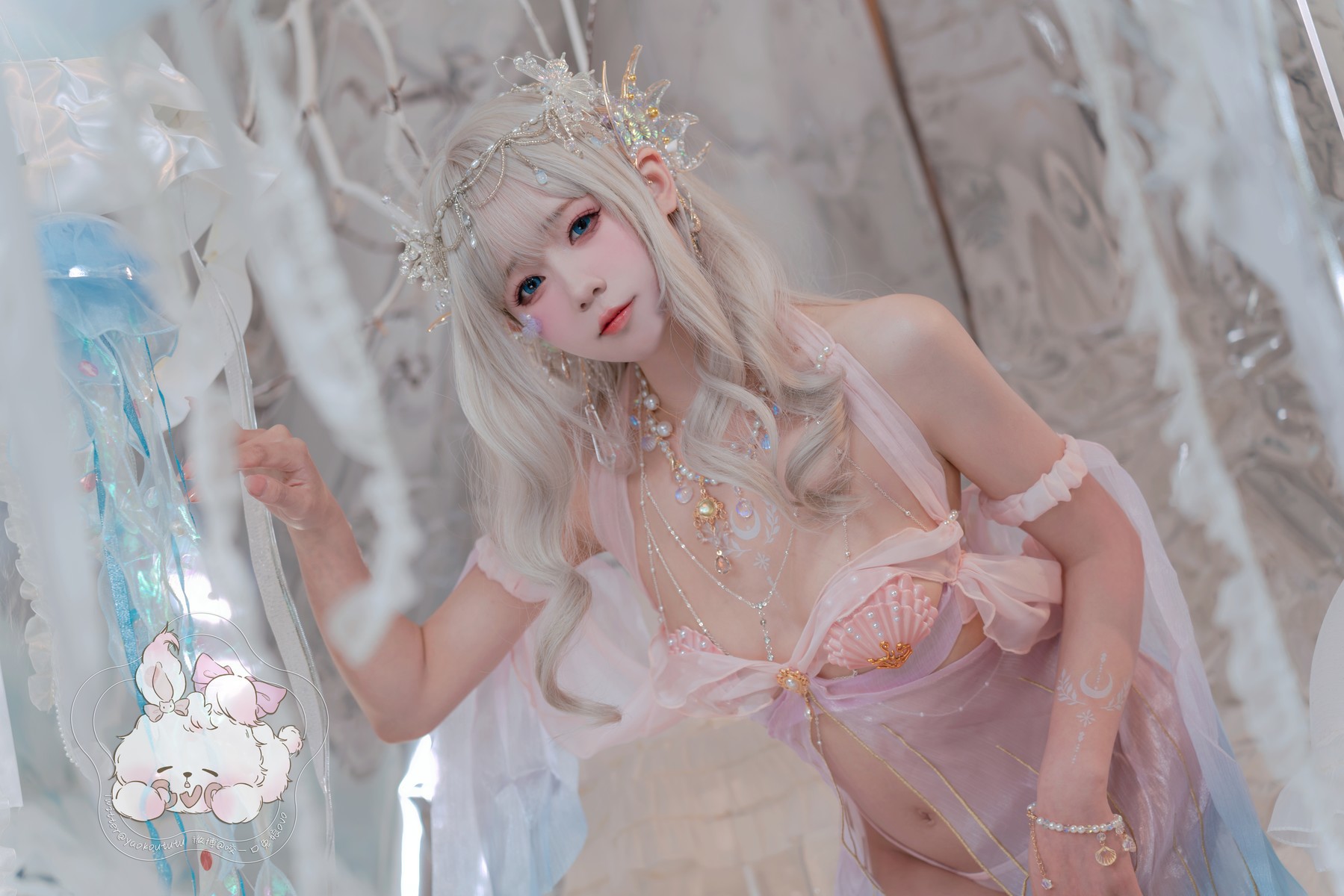Cosplay 黏黏团子兔 海的女儿 15