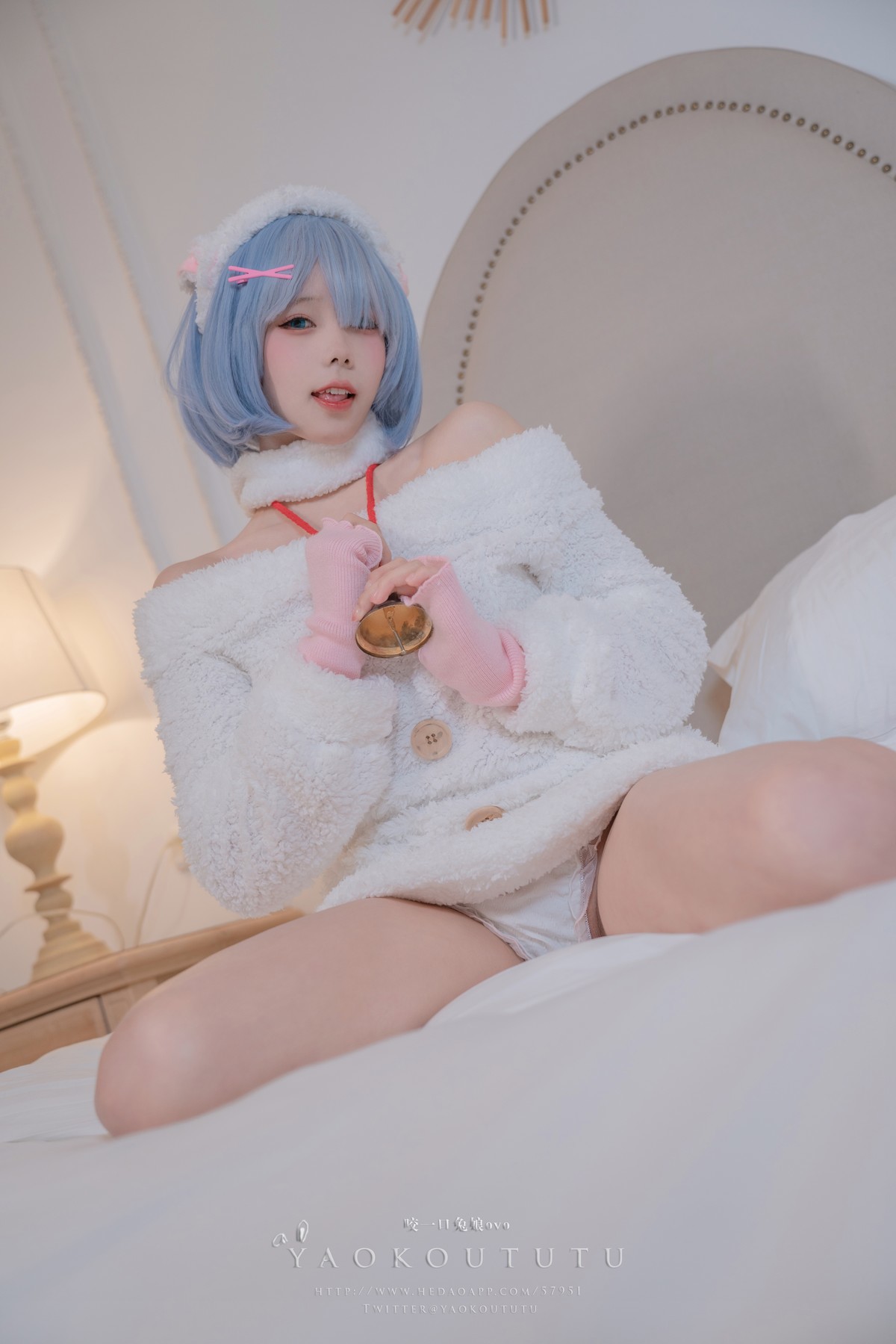 Cosplay 黏黏团子兔 T3特典 蕾姆咩咩 10