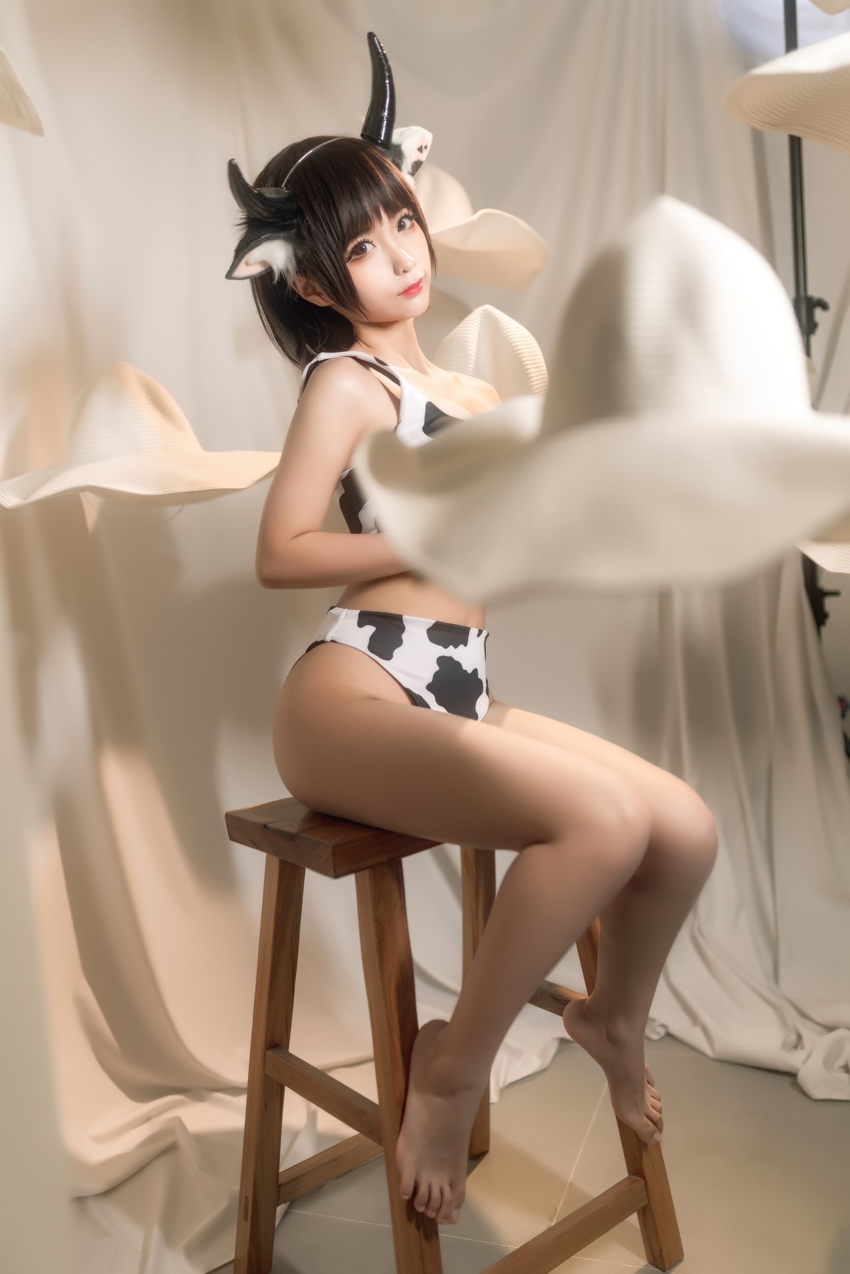 Cosplay 蠢沫沫 Chunmomo 花花牛 32