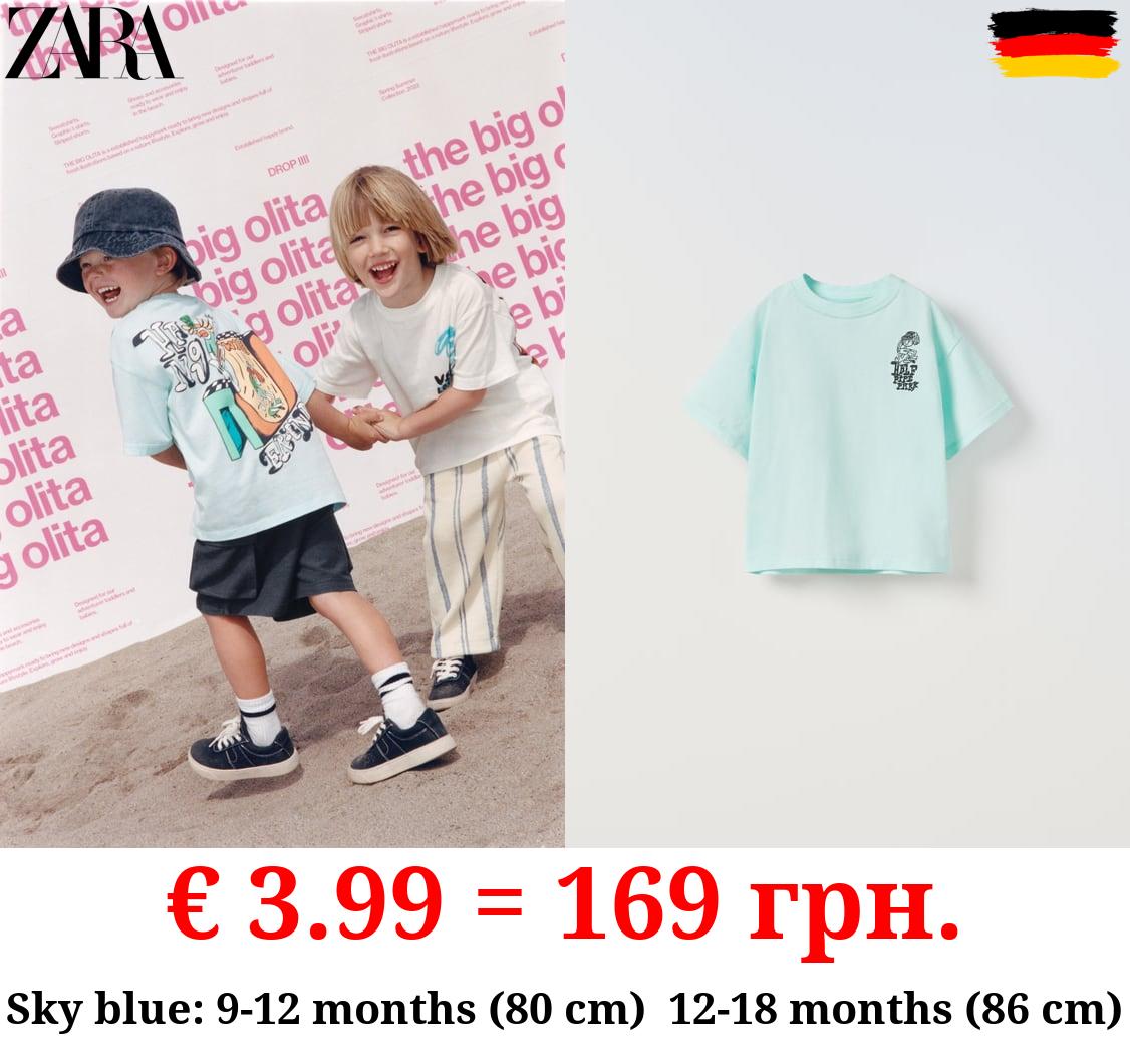 SKATER PRINT T-SHIRT