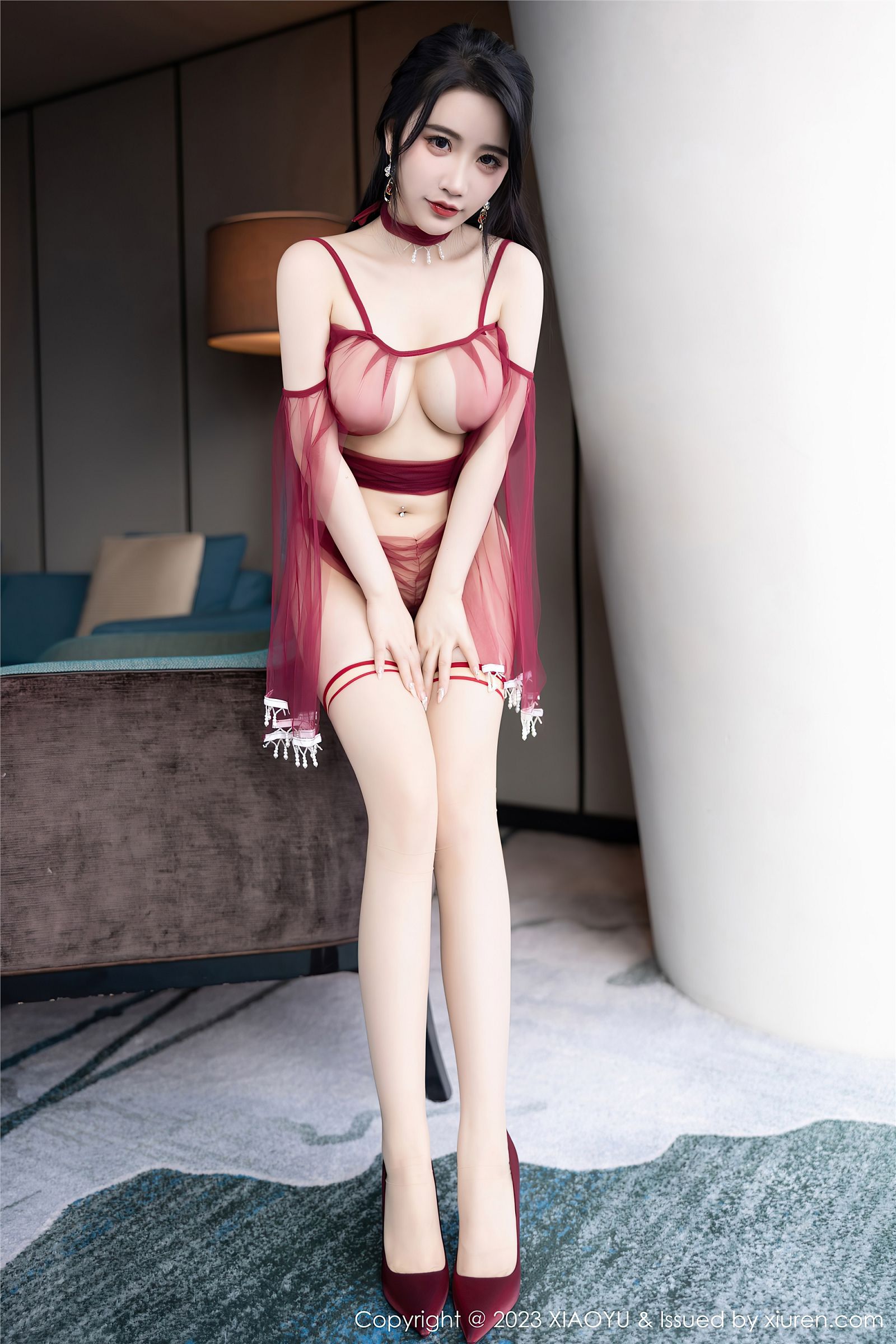 图片[5]-[XIAOYU画语界] 2023.04.19 NO.1010 Cherry樱桃酱 杭州旅拍-六色网