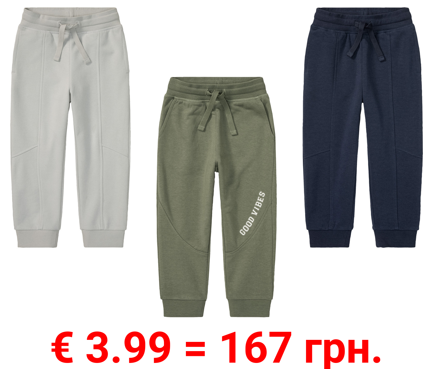 lupilu® Kleinkinder Jungs Sweathose mit Bindeband