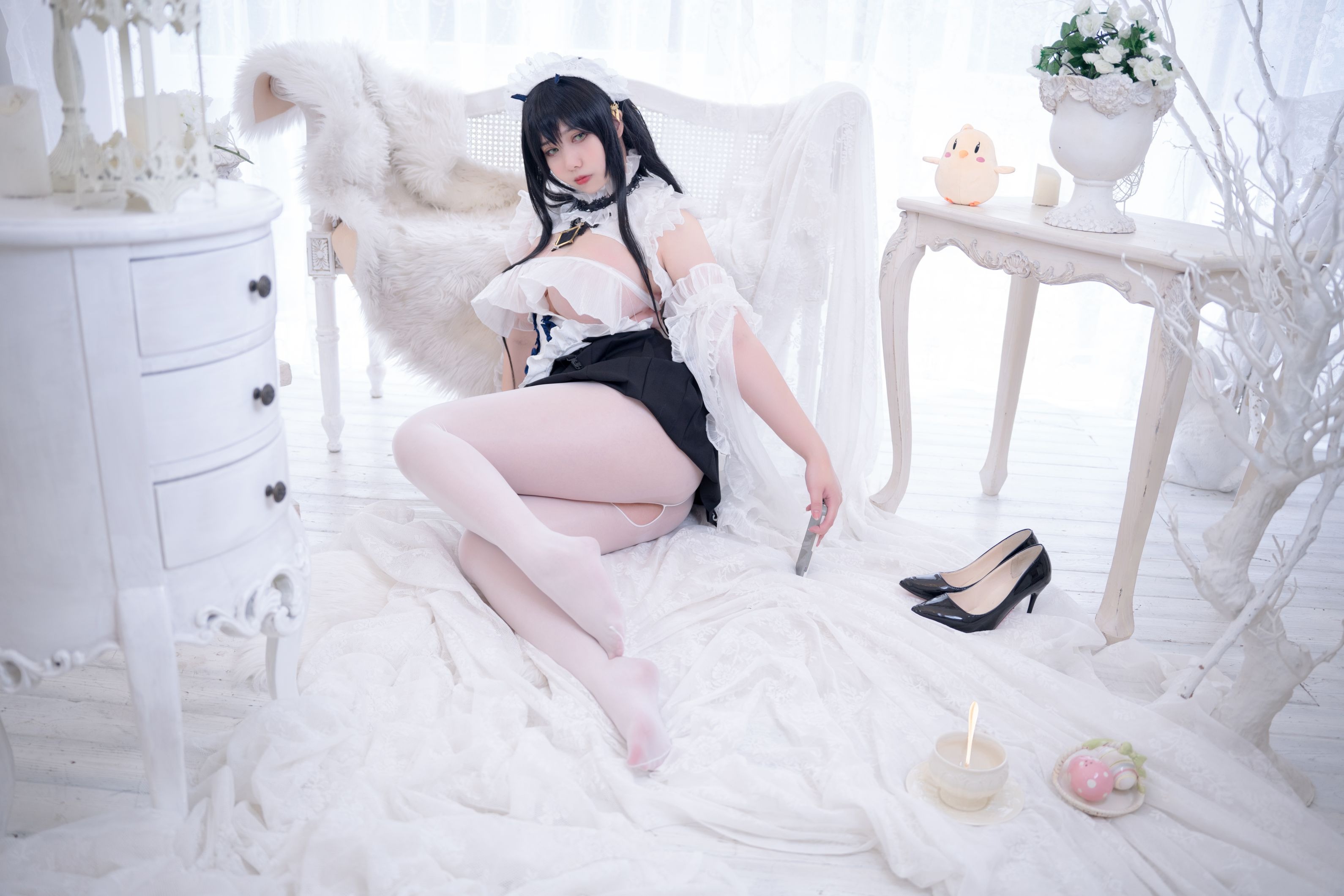 魅瞳Meroko 002 碧蓝航线 不挠女仆没干劲的小姐姐 [53P-745MB] 11