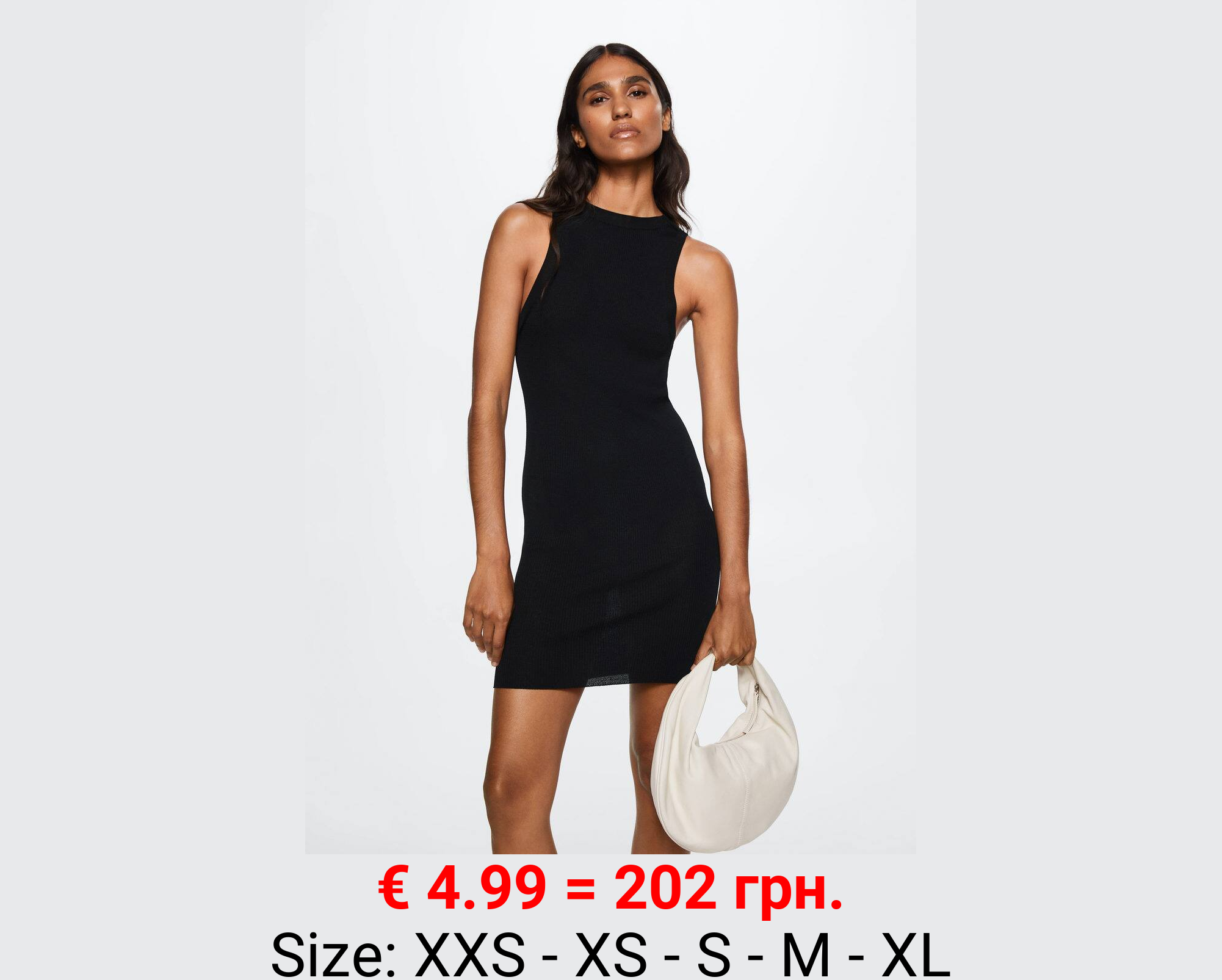 Vestido punto canalé